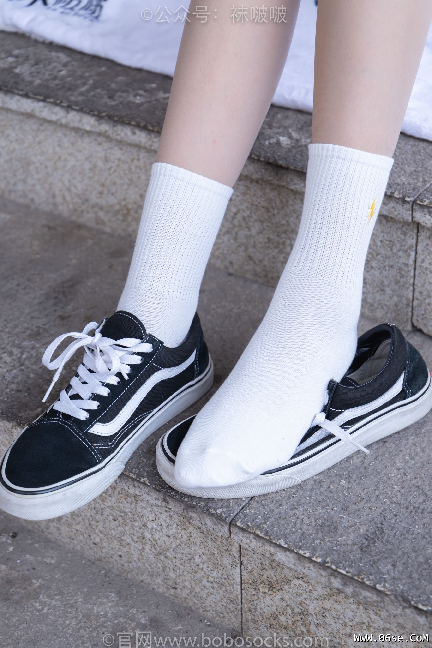 图片[34]-BoBoSocks袜啵啵 No.069 小甜豆-vans板鞋、白棉袜、肉丝[135P]-六色网