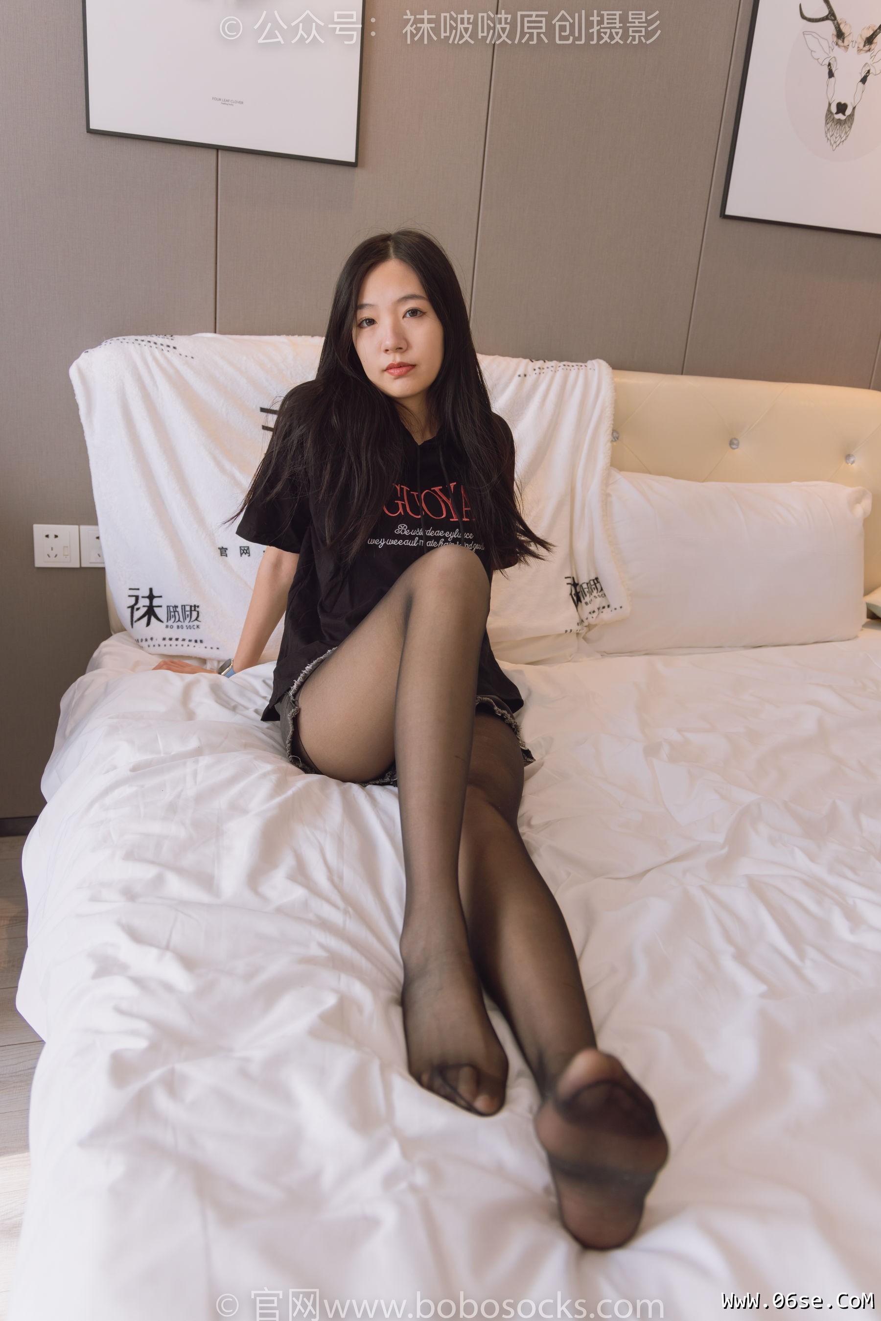 图片[108]-BoBoSocks袜啵啵 No.203 三双靴子、黑丝、网袜[144P]-六色网
