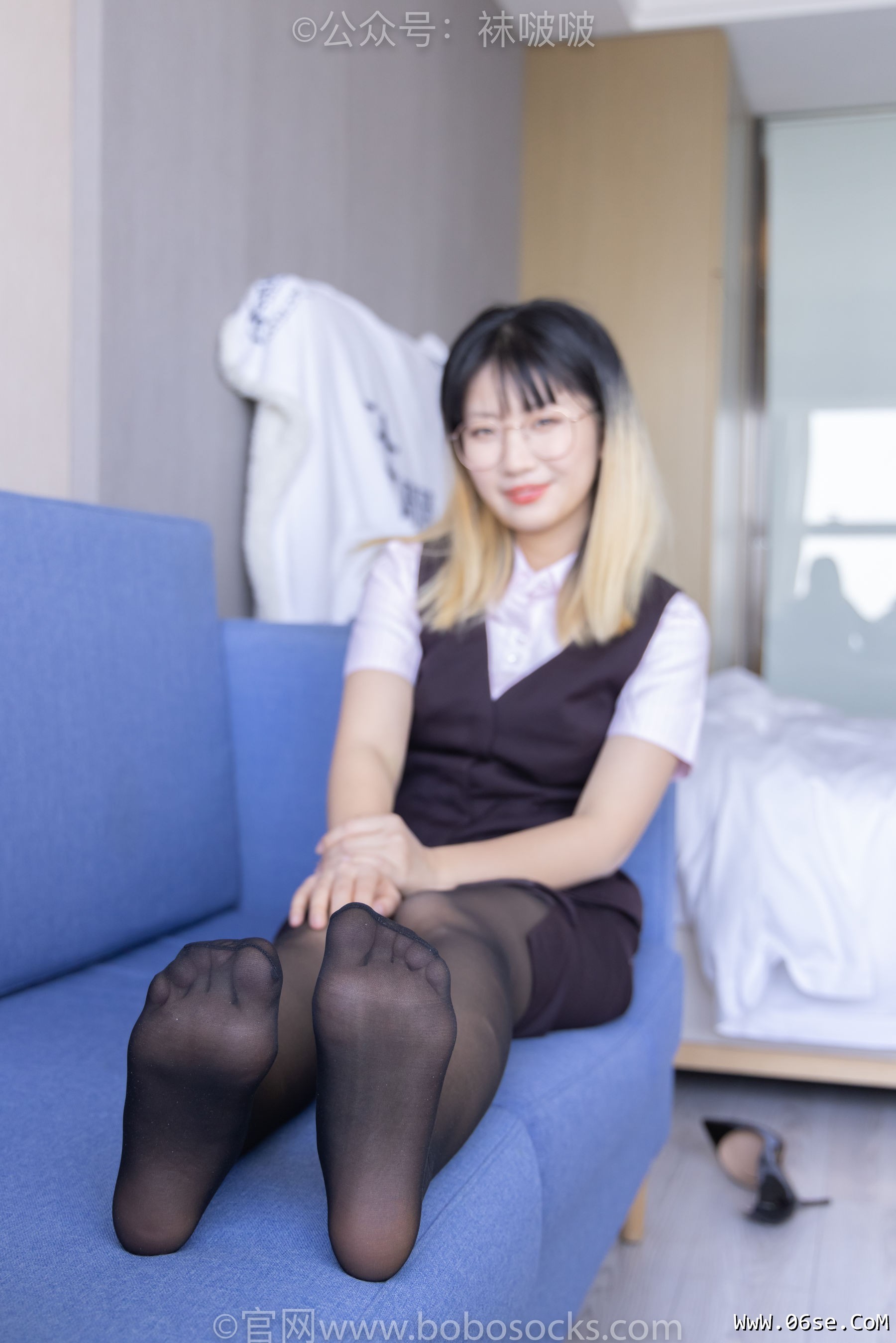 图片[136]-BoBoSocks袜啵啵 No.065 砂糖-招行制服、高跟鞋、黑丝[140P]-六色网