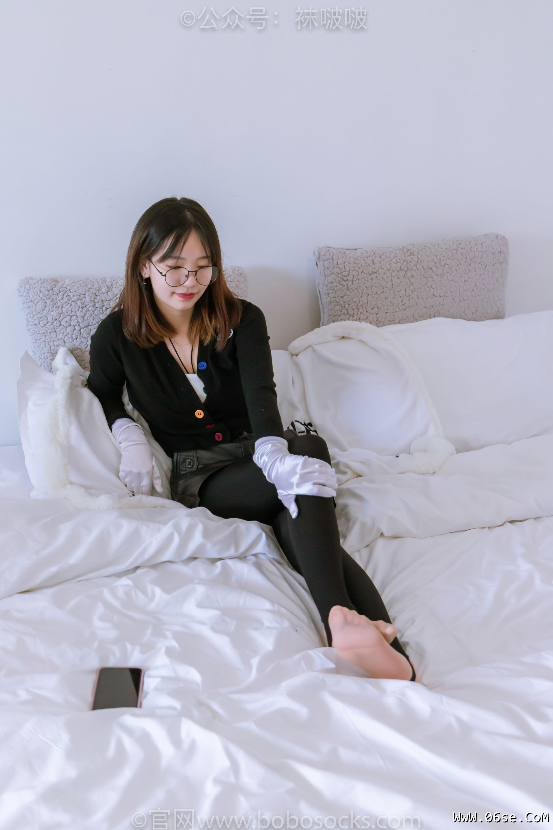 图片[78]-BoBoSocks袜啵啵 No.041 小甜豆-高跟长靴、黑色踩脚裤、肉丝[140P]-六色网