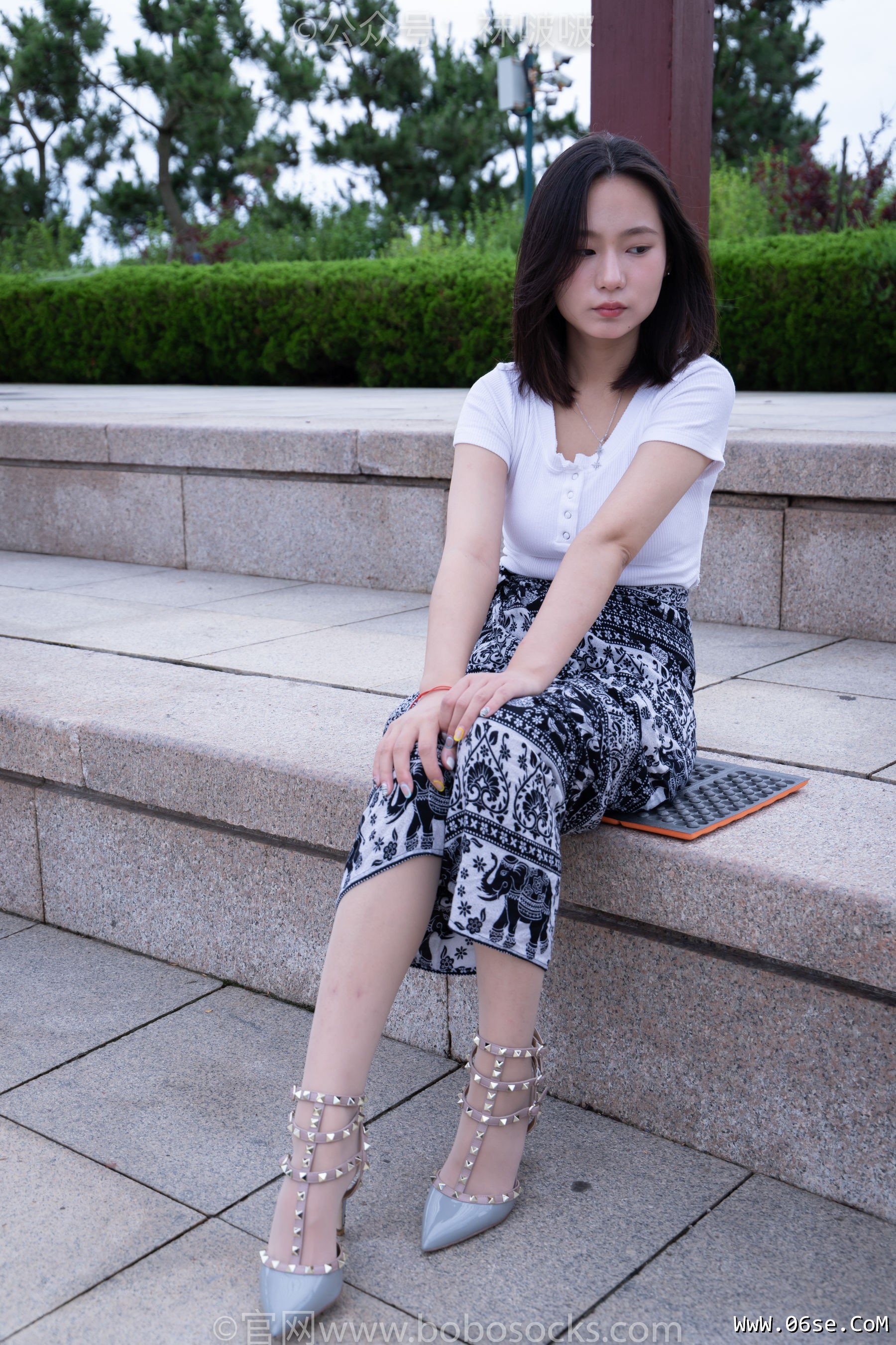 图片[25]-BoBoSocks袜啵啵 No.014 思思-华伦天奴高跟鞋、肉丝[140P]-六色网