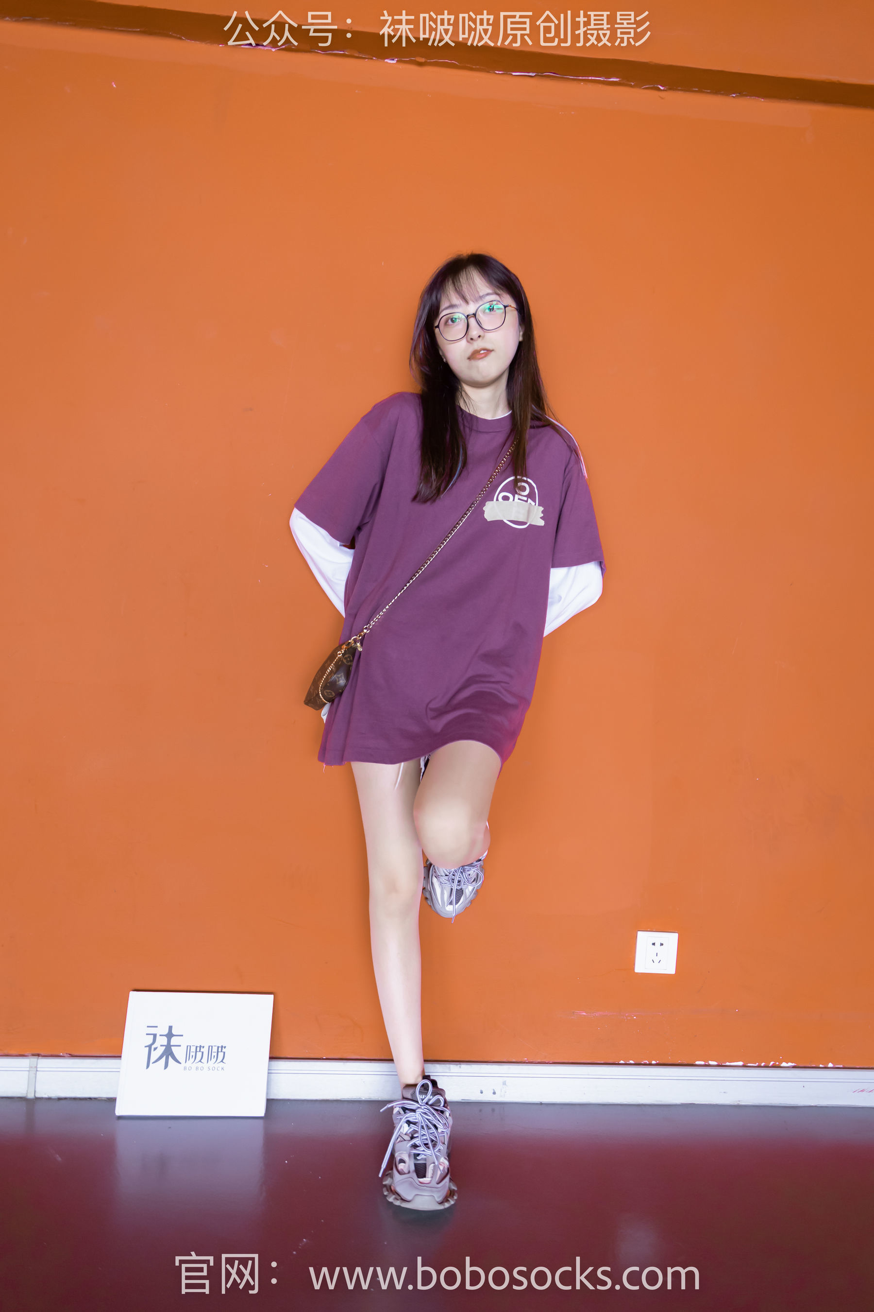 图片[16]-BoBoSocks袜啵啵 积分限定作品010 稚予-巴黎世家运动鞋、白棉袜、肉丝[144P]-六色网