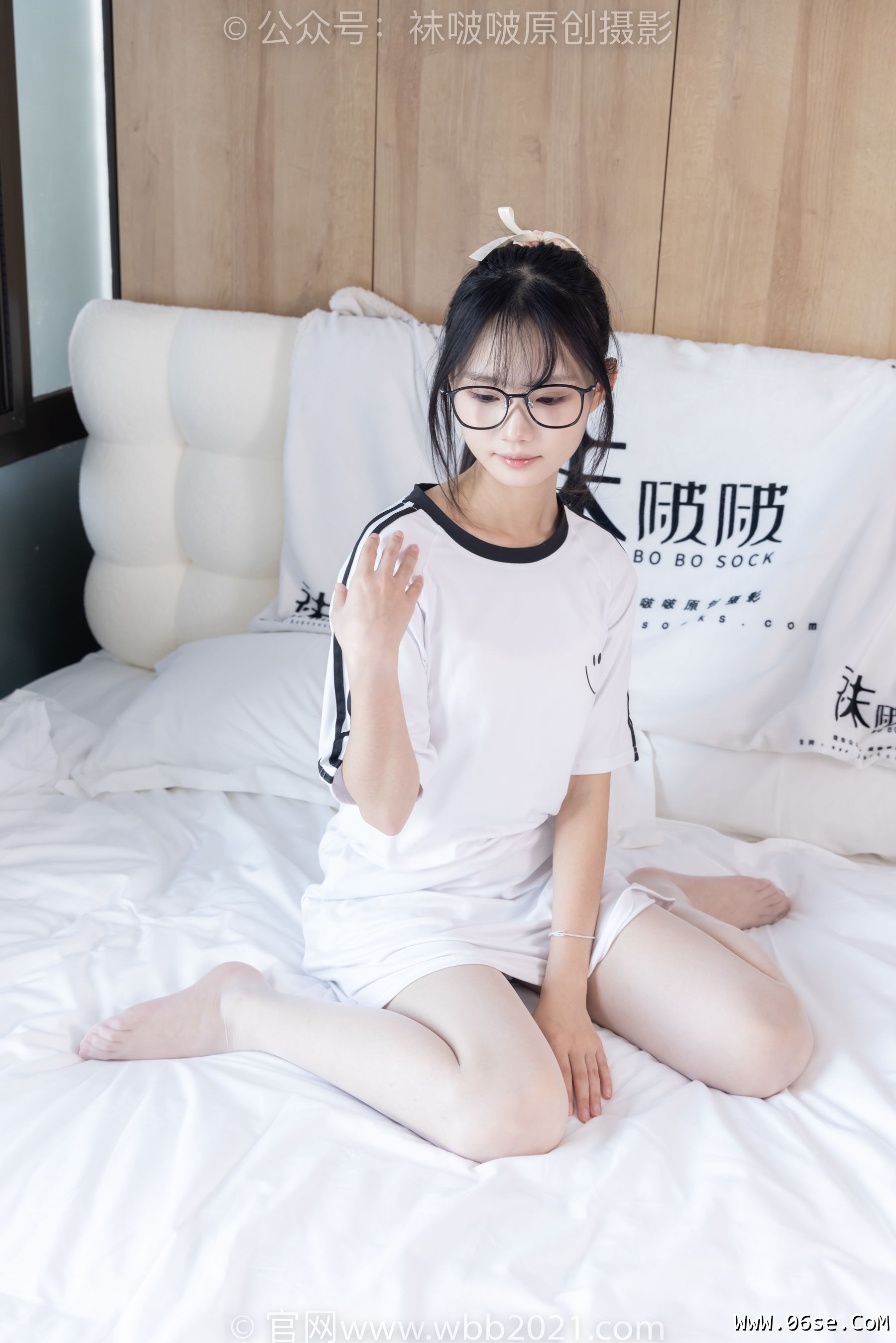 图片[21]-BoBoSocks袜啵啵 No.376 甜甜圈 -运动鞋、堆堆袜套、白丝[150P]-六色网