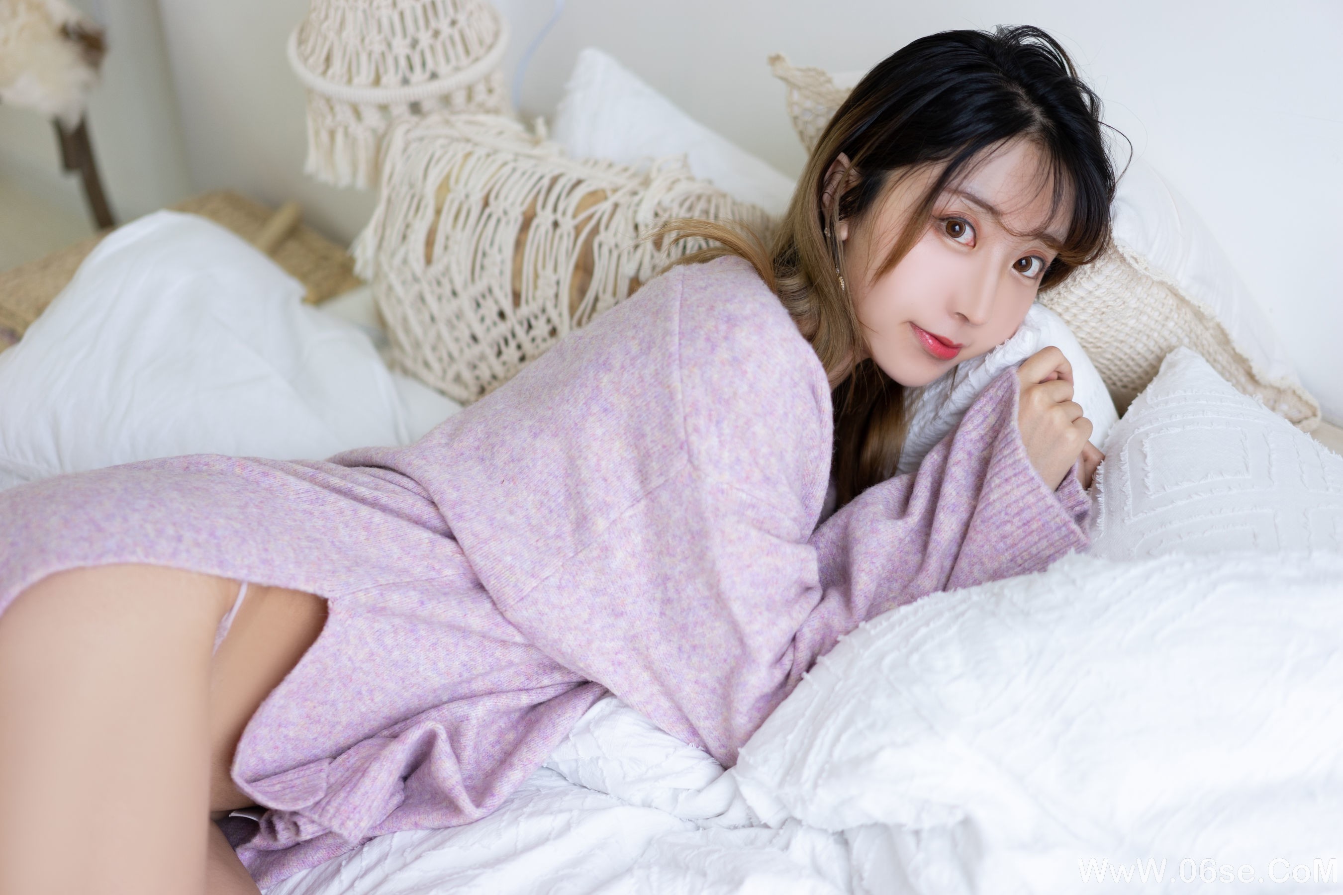 图片[3]-人气Coser黑川 年上彼女 紫色毛衣[14P]-六色网