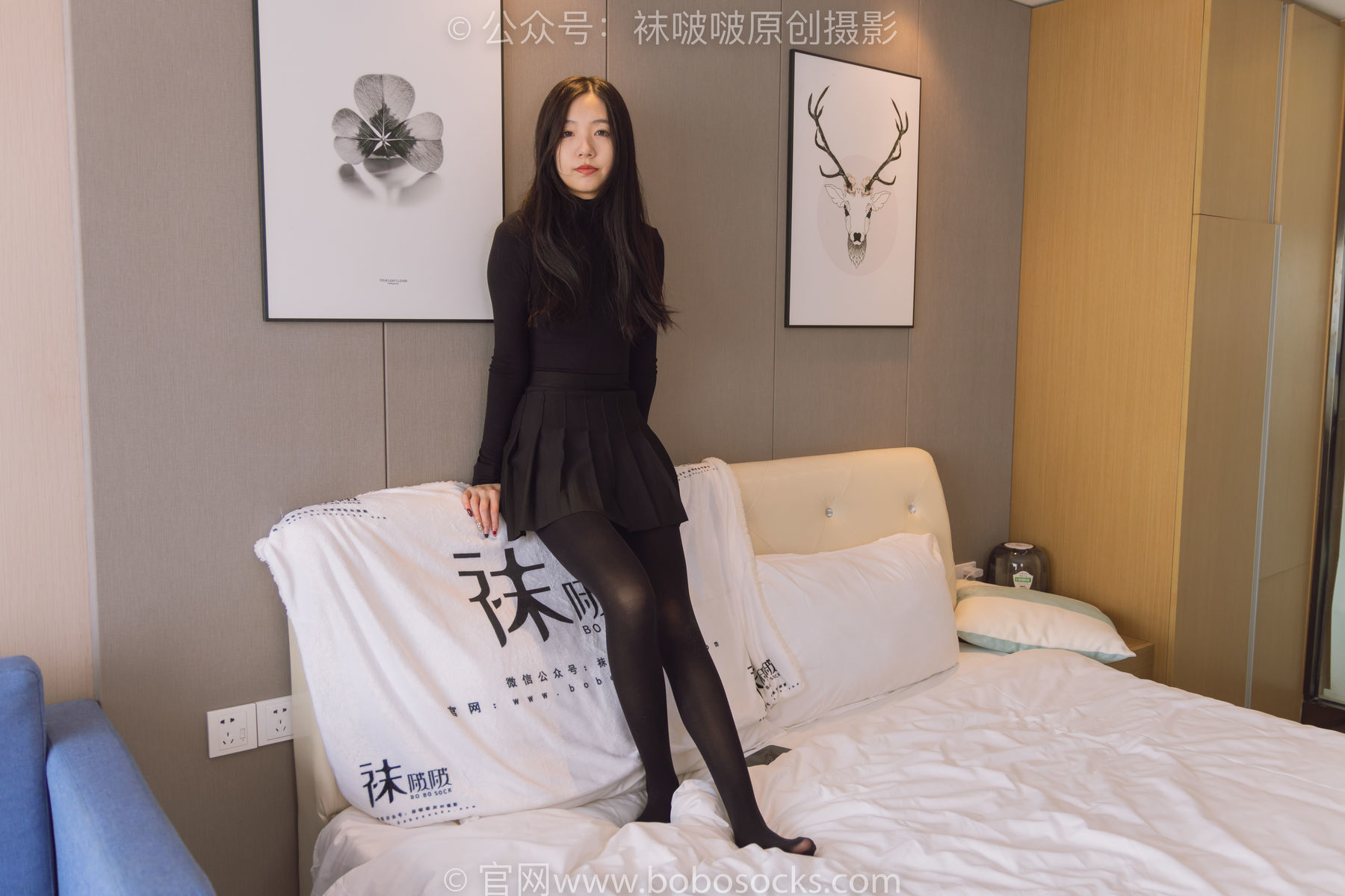 图片[31]-BoBoSocks袜啵啵 No.184 小甜豆-黑皮鞋、厚黑丝[140P]-六色网