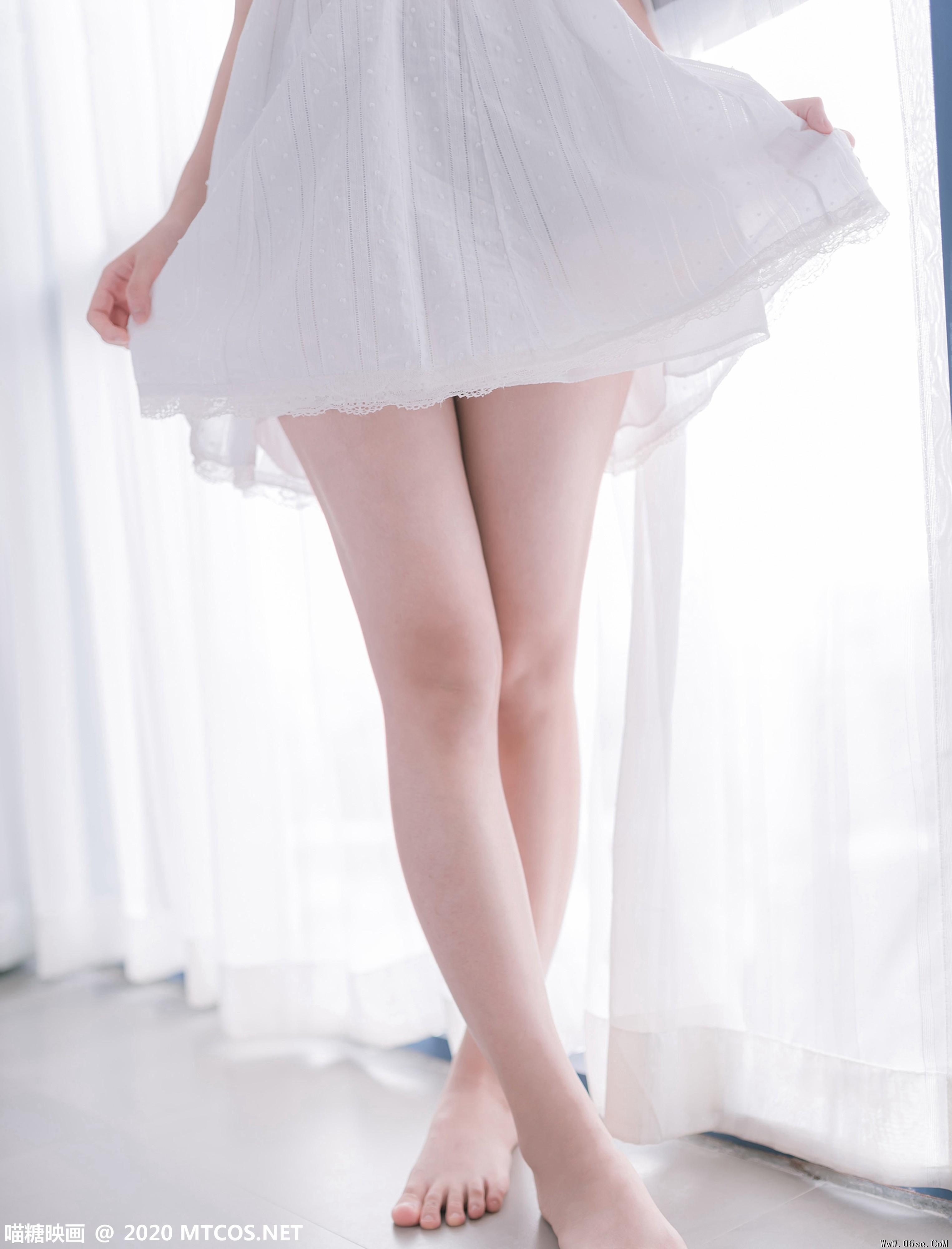图片[26]-喵糖映画 VOL.177 白裙少女[47P／233M]-六色网