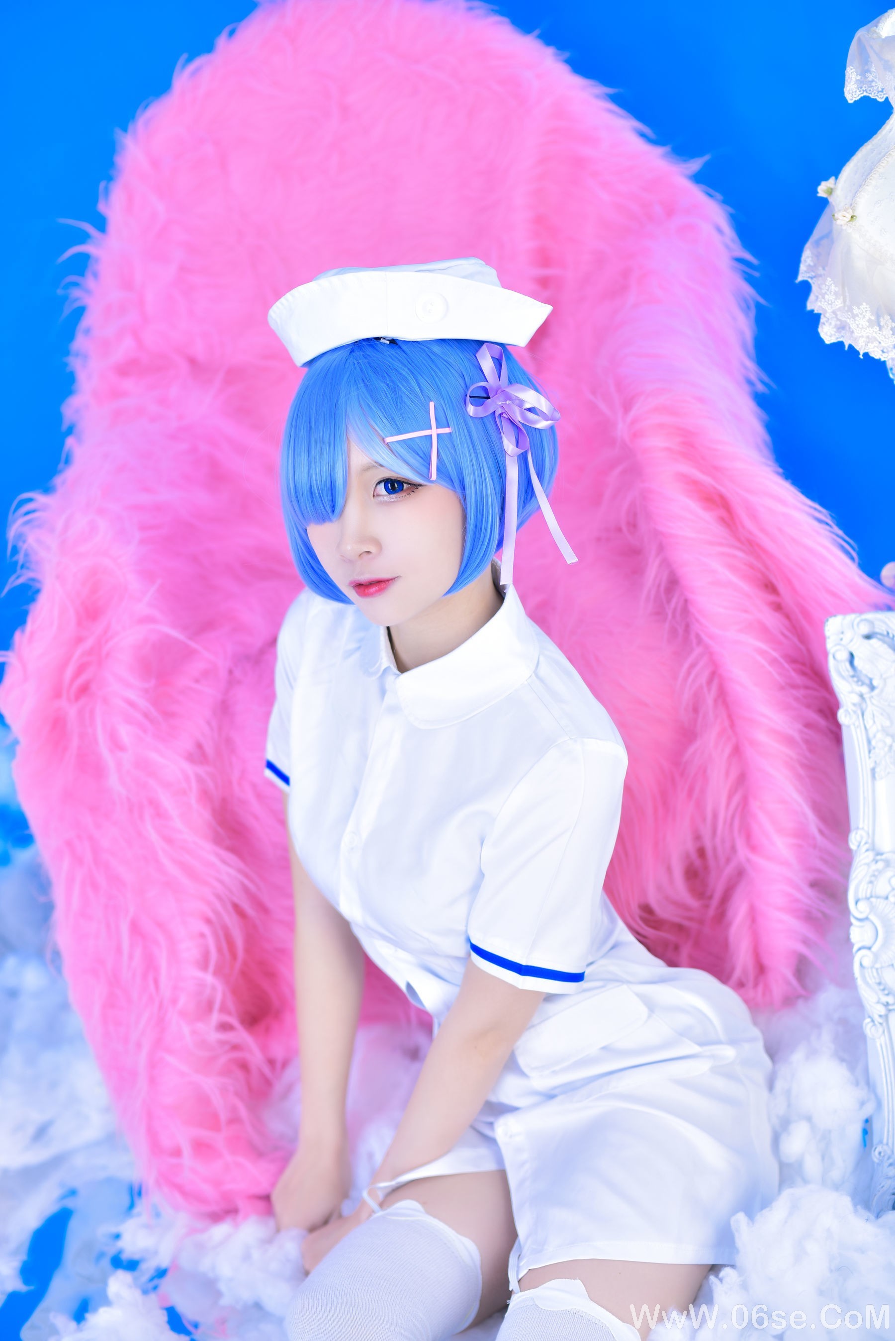 图片[26]-人气Coser二佐Nisa 蕾姆护士[31P]-六色网