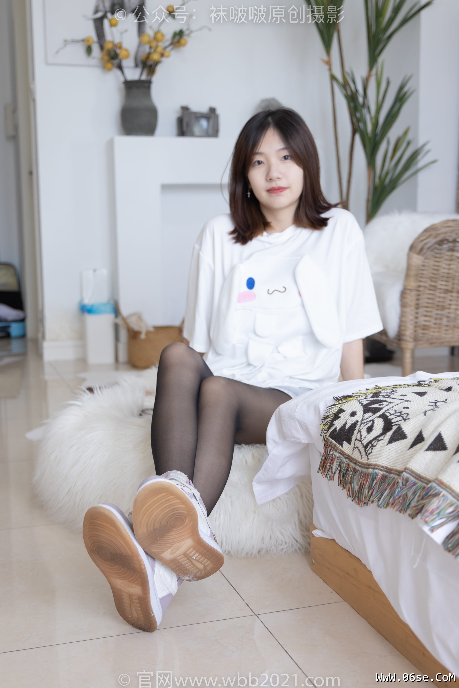 图片[36]-BoBoSocks袜啵啵 No.233 小甜豆-板鞋、黑丝[142P]-六色网
