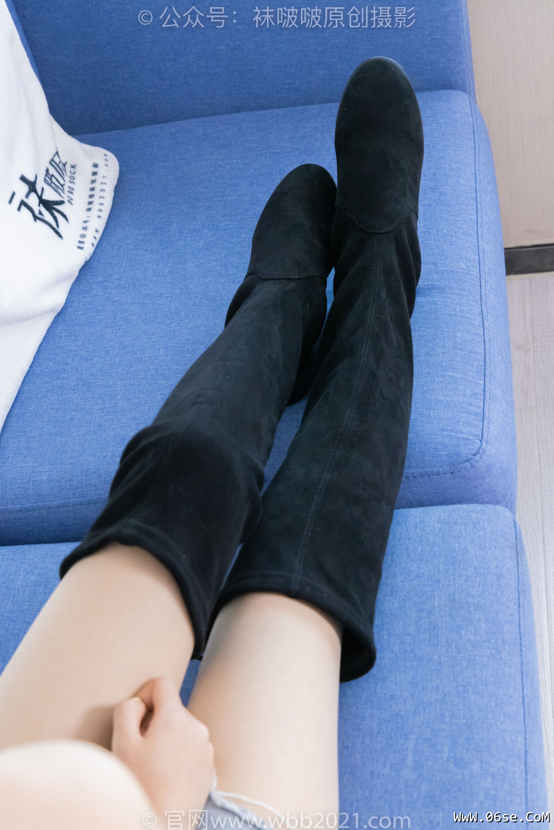 图片[63]-BoBoSocks袜啵啵 No.422 糯米 -长靴、白棉袜、肉丝[140P]-六色网
