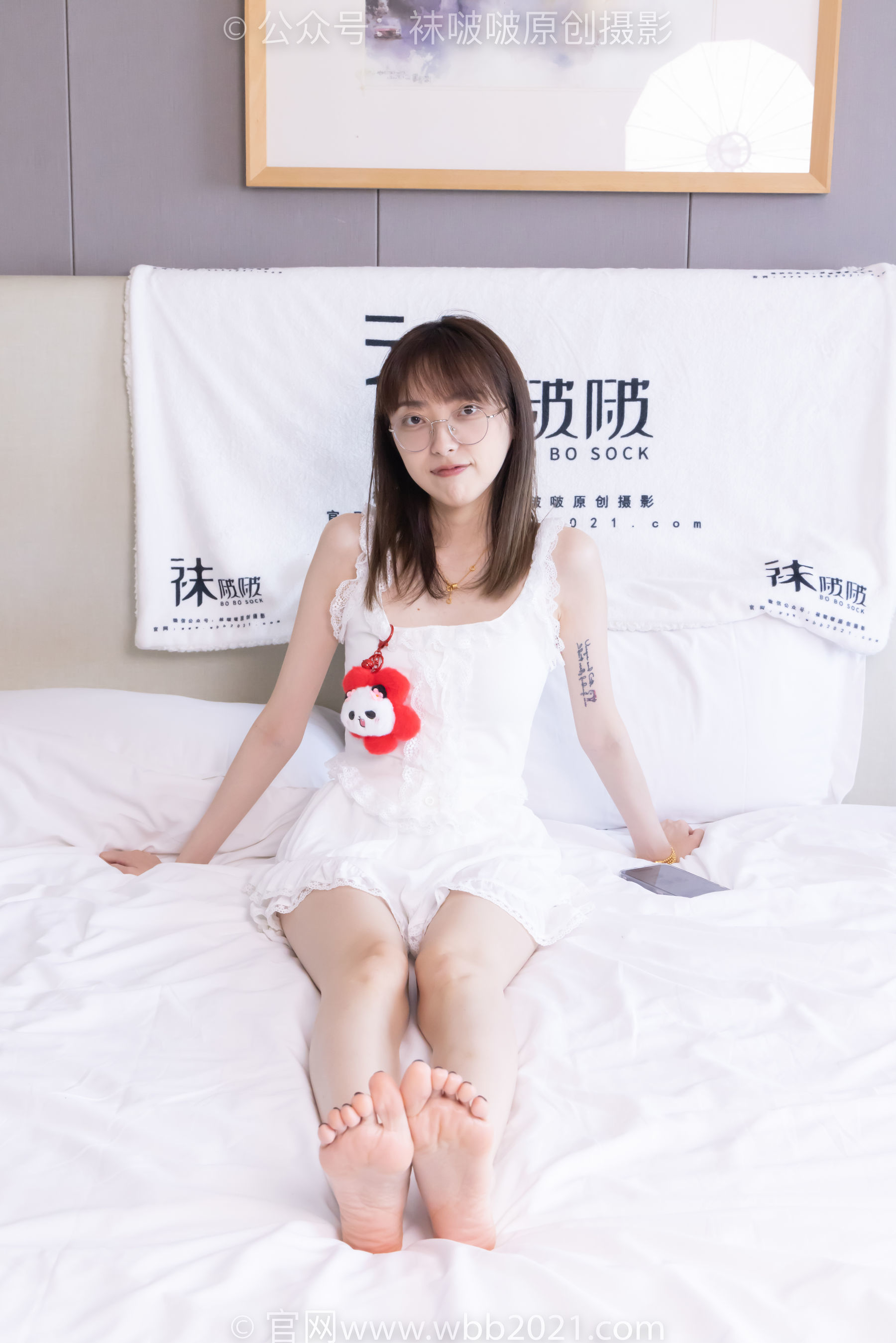 图片[8]-BoBoSocks袜啵啵 No.417 稚予 – 板鞋、白棉袜、裸足、裸足部分脚底抹精油[199P]-六色网