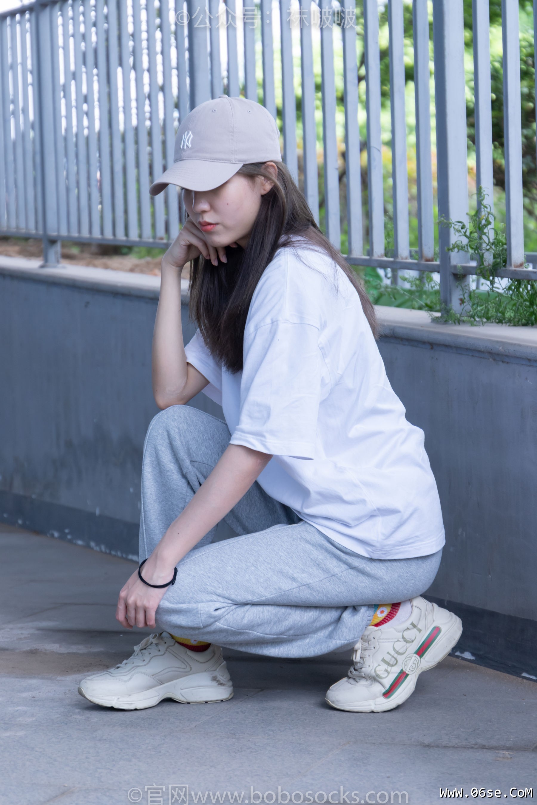 图片[20]-BoBoSocks袜啵啵 No.012 泡芙-运动鞋、白棉袜、裸足[132P]-六色网