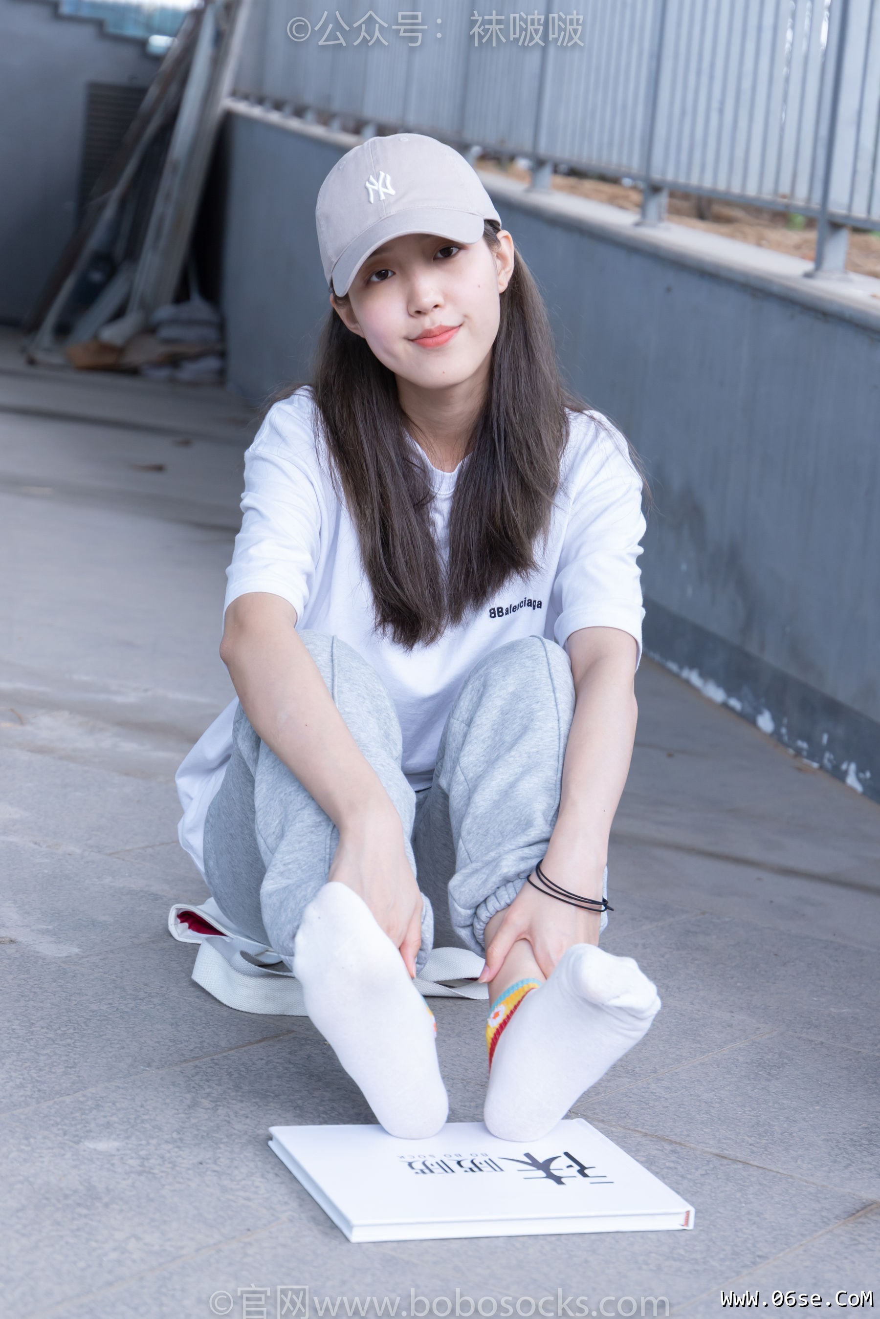 图片[74]-BoBoSocks袜啵啵 No.012 泡芙-运动鞋、白棉袜、裸足[132P]-六色网