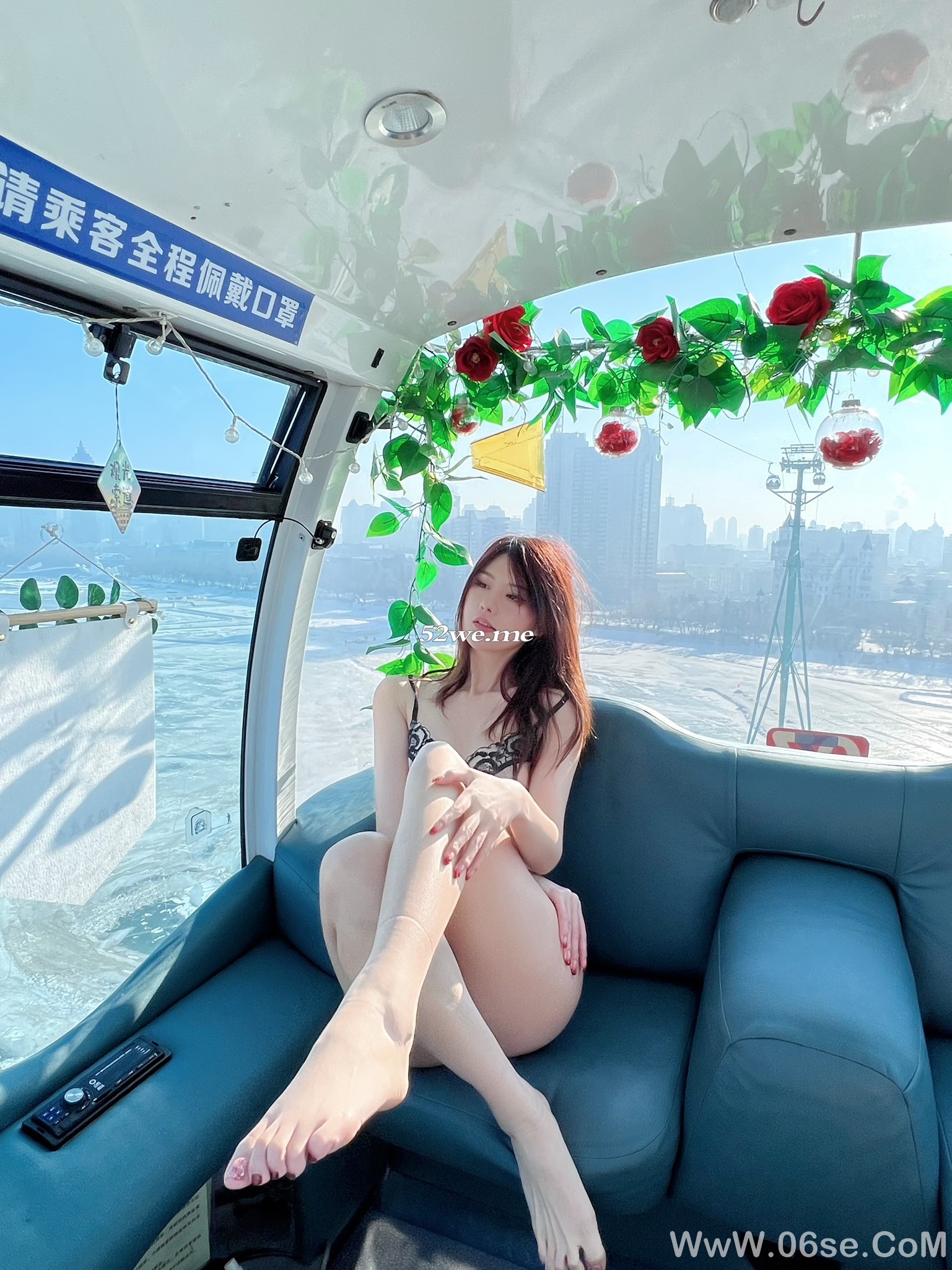 图片[17]-就是阿朱啊 – NO.039 百里高空[18P]-六色网