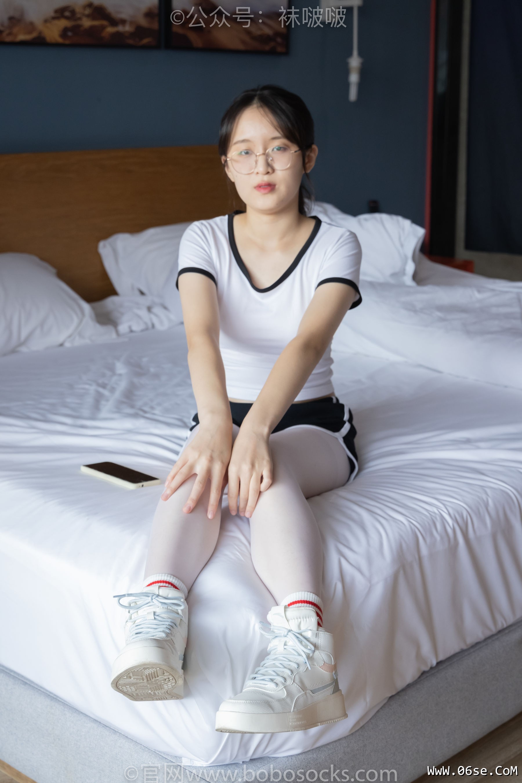 图片[26]-BoBoSocks袜啵啵 积分限定作品004 熊熊-板鞋、白棉袜、白丝[139P]-六色网