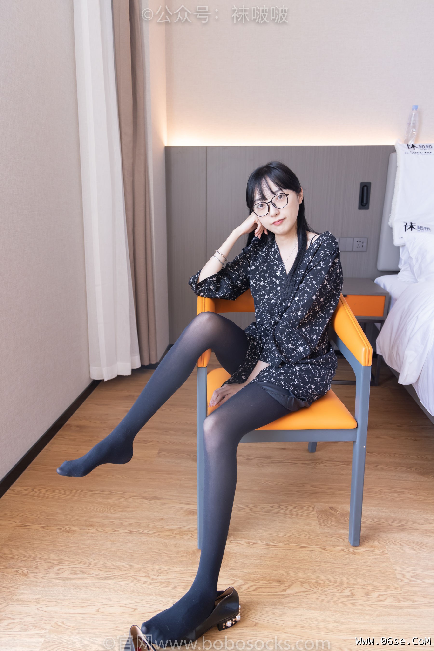 图片[114]-BoBoSocks袜啵啵 No.064 稚予-平底鞋、厚黑丝[137P]-六色网