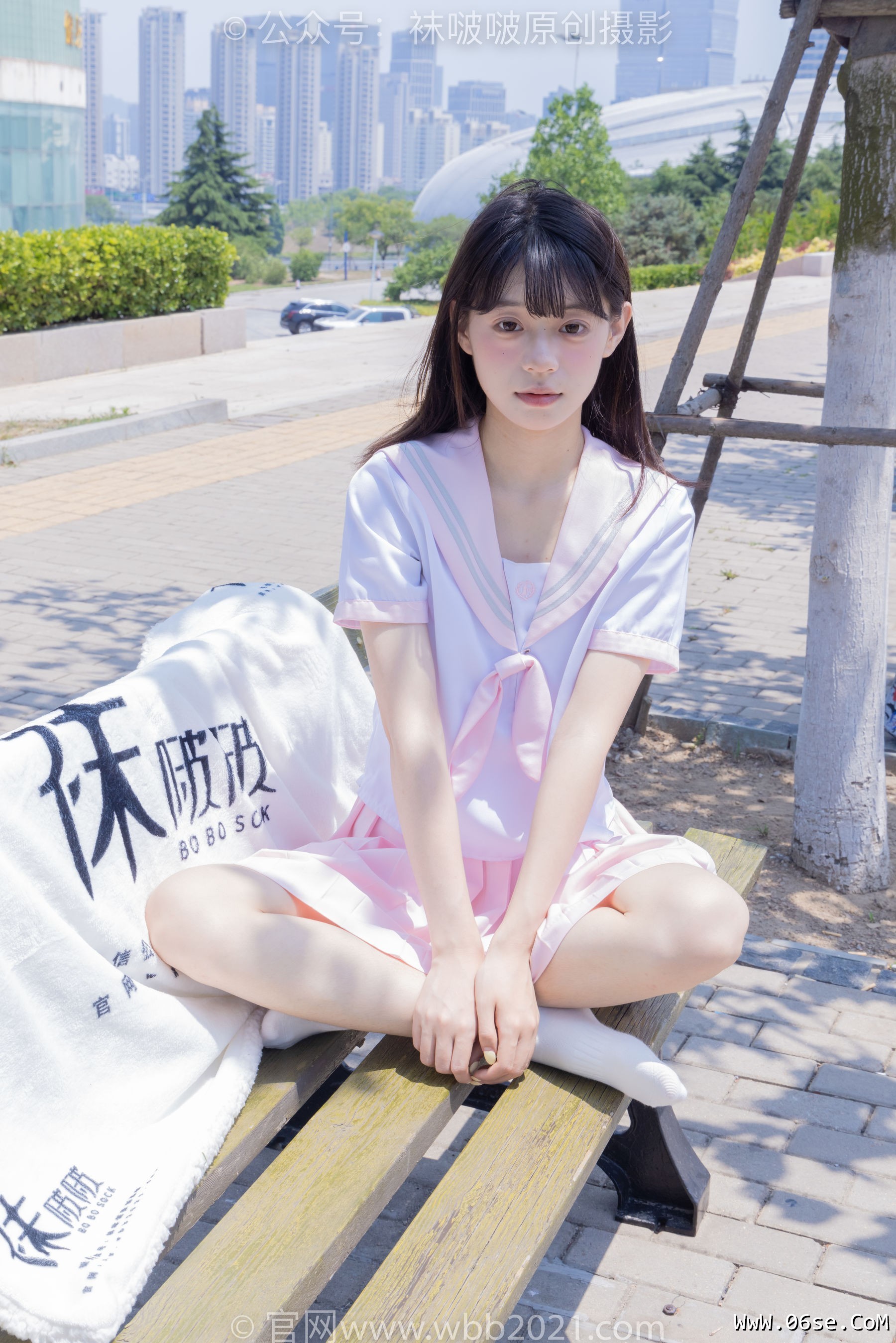 图片[25]-BoBoSocks袜啵啵 No.399 糯米 -皮鞋、白棉袜、jk制服[145P]-六色网