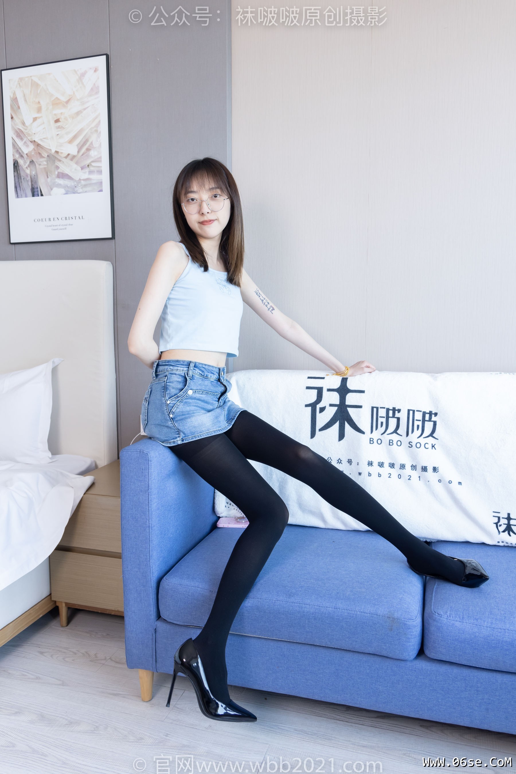 图片[94]-BoBoSocks袜啵啵 No.385 稚予 -高跟鞋、皮鞋、运动鞋、厚黑丝[180P]-六色网