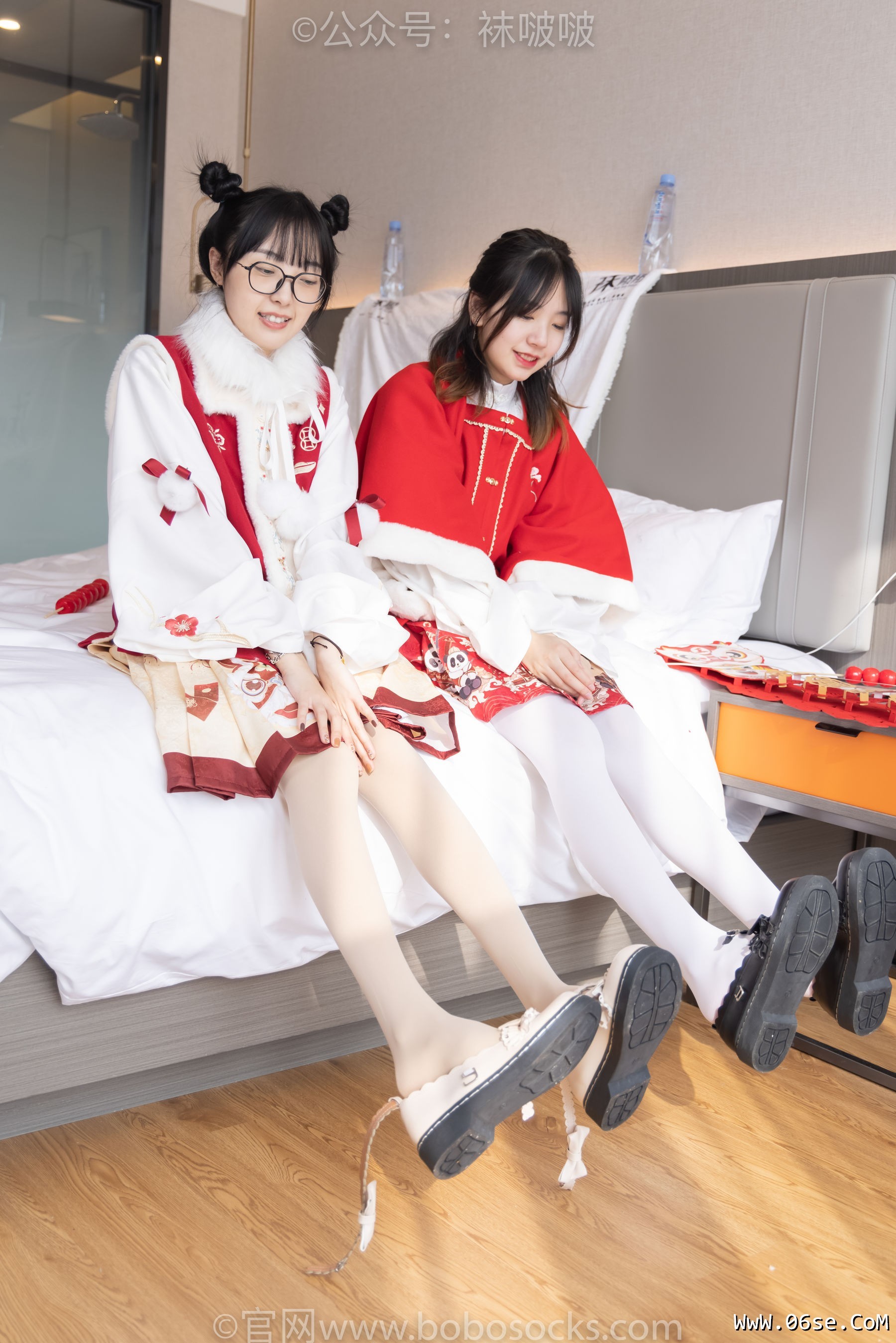 图片[31]-BoBoSocks袜啵啵 No.054 小甜豆与稚予-给大家拜年啦[139P]-六色网