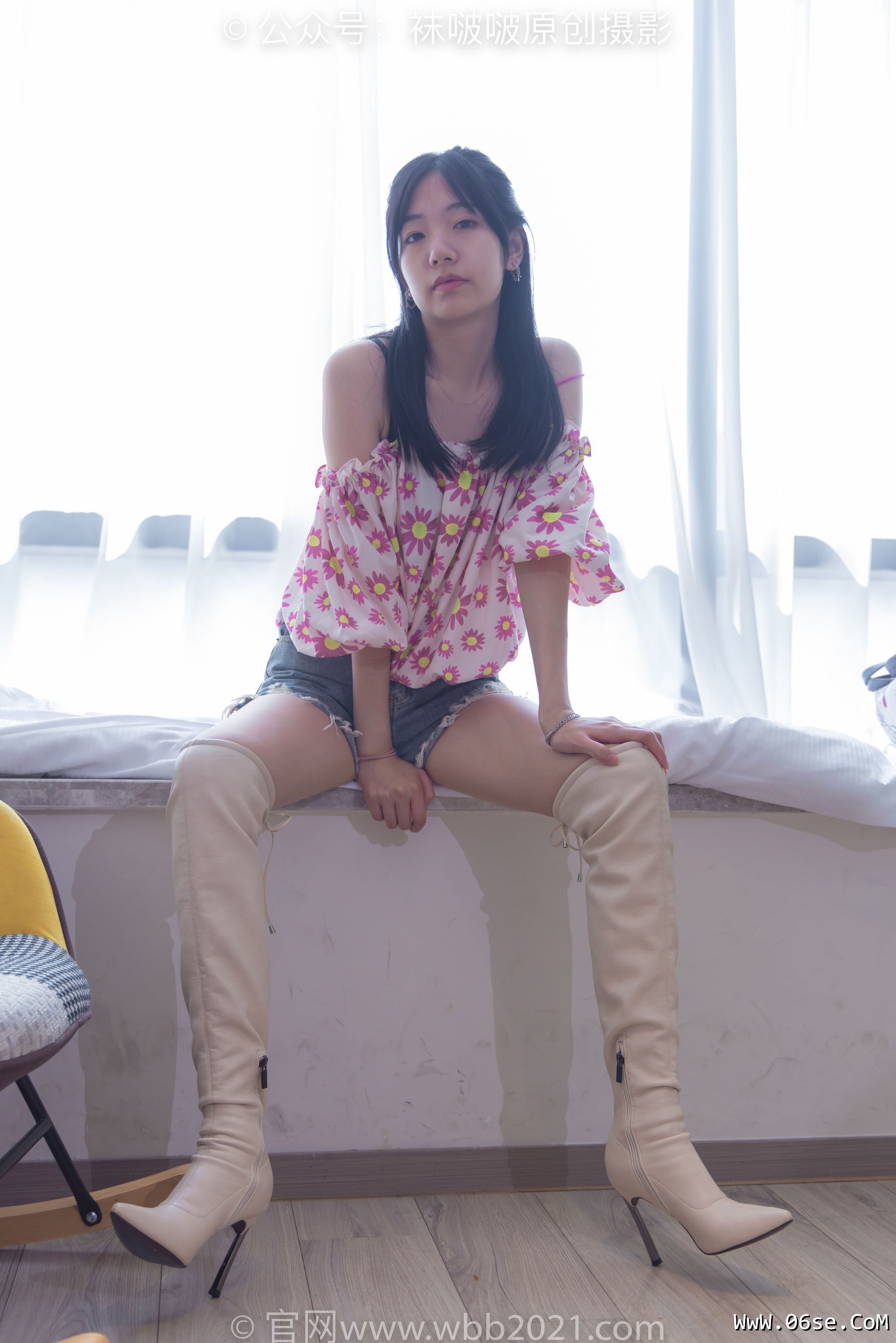 图片[85]-BoBoSocks袜啵啵 No.308 小甜豆 -长靴、白棉袜、裸足[170P]-六色网