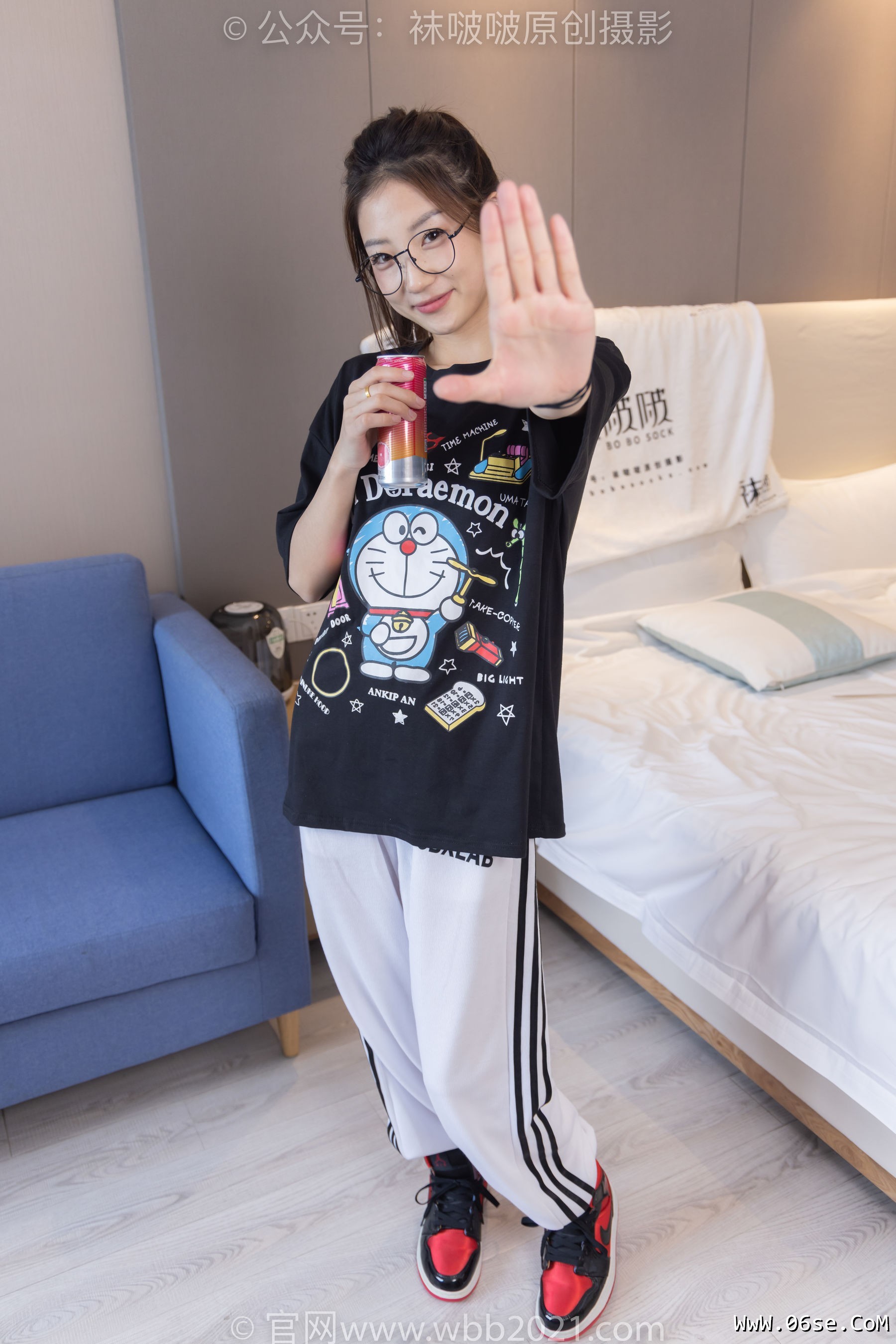图片[133]-BoBoSocks袜啵啵 No.382 小沫 -板鞋、白棉袜[143P]-六色网