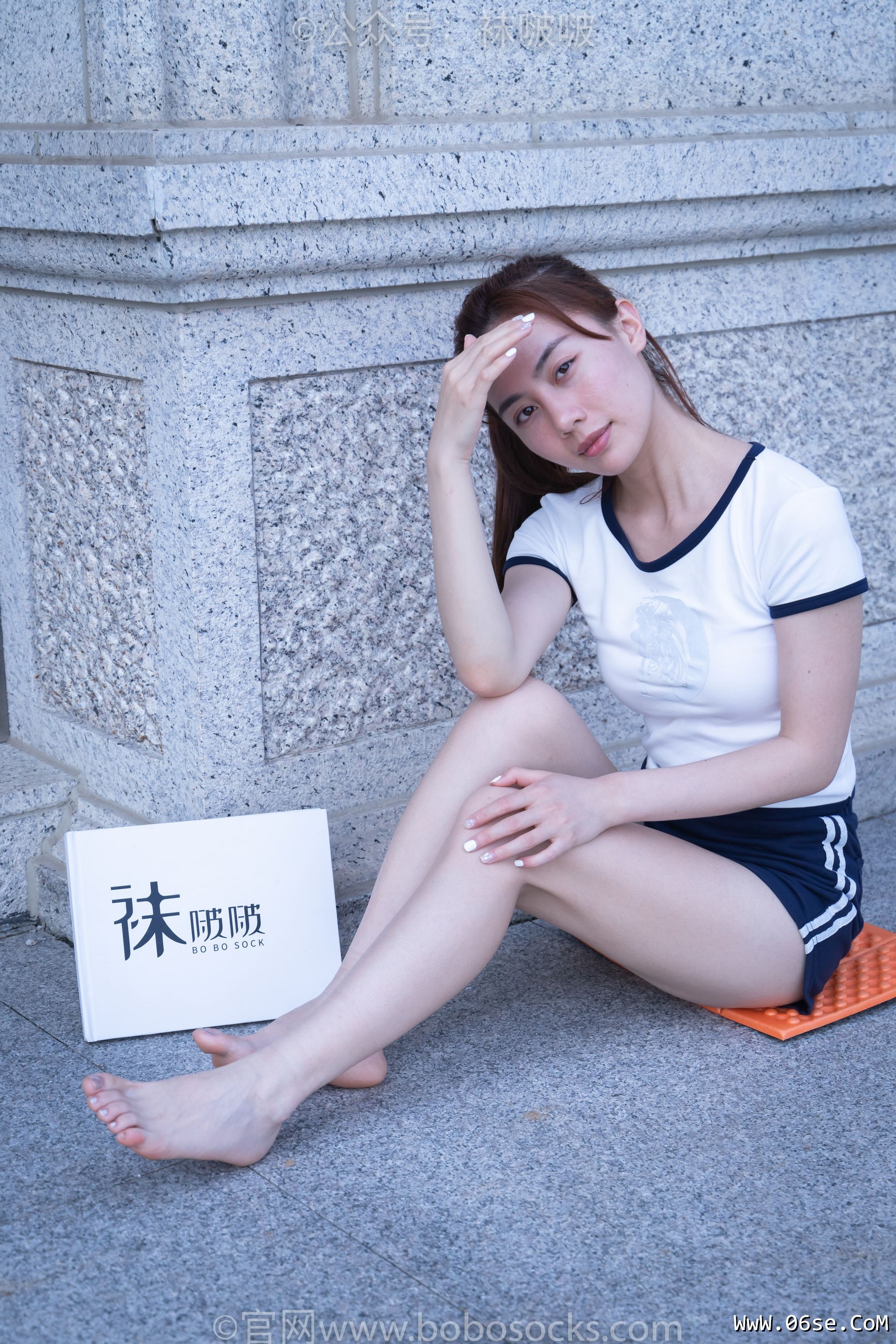 图片[133]-BoBoSocks袜啵啵 No.028 小米-运动鞋、白棉袜、裸足[133P]-六色网