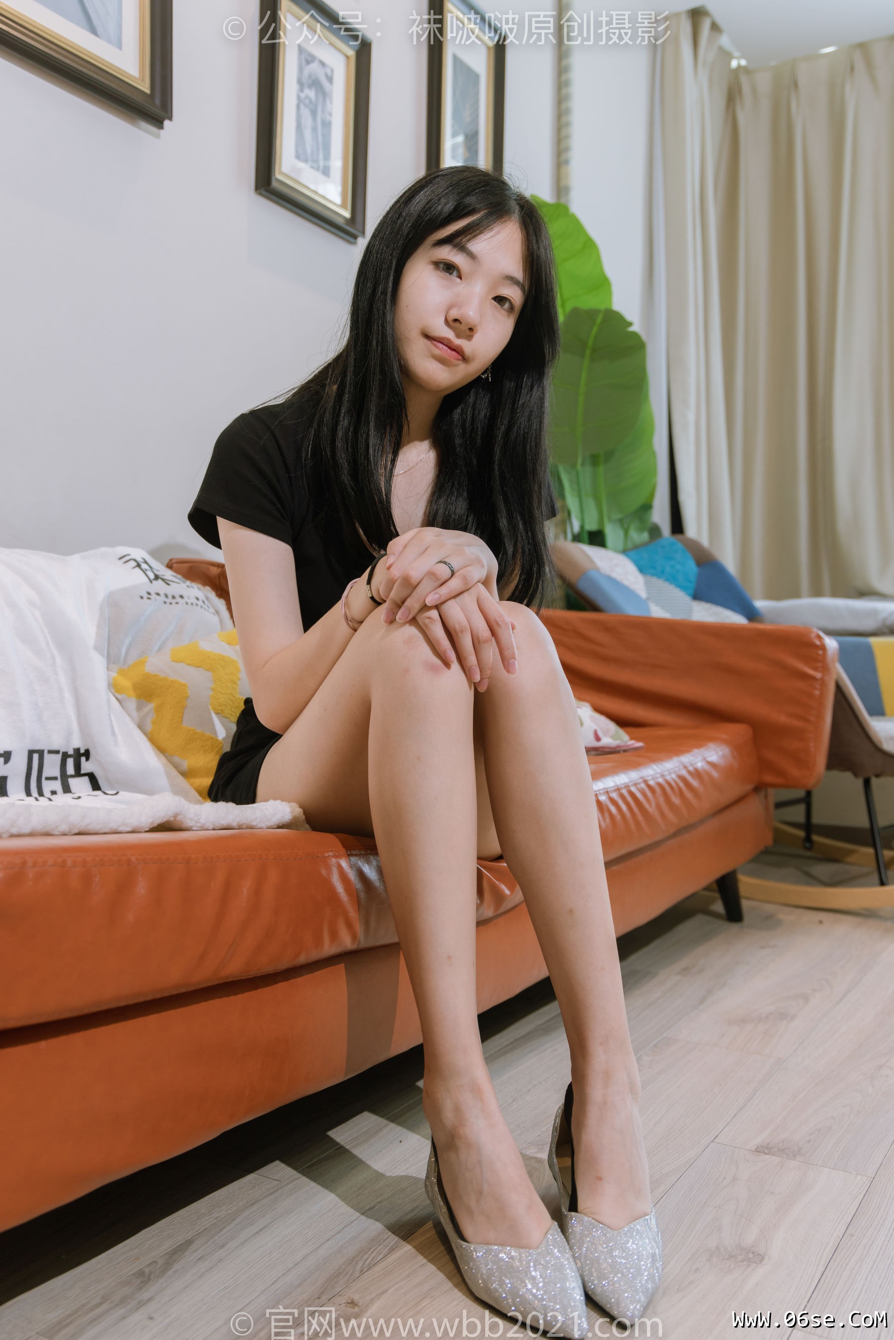 图片[53]-BoBoSocks袜啵啵 No.363 小甜豆 -两双平底鞋、黑色船袜、裸足[140P]-六色网
