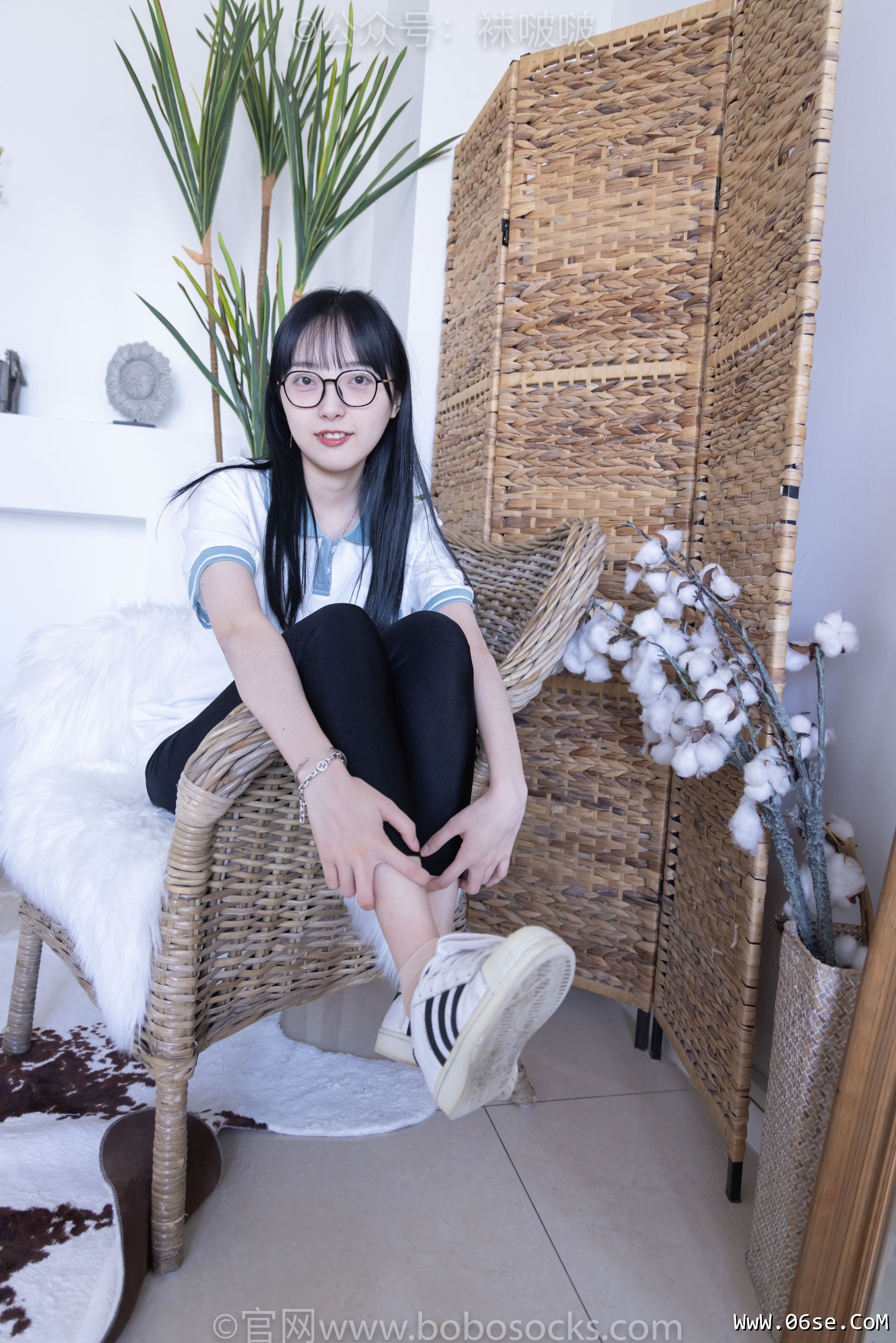 图片[14]-BoBoSocks袜啵啵 No.044 稚予-贝壳头、匡威帆布鞋、短肉丝[154P]-六色网