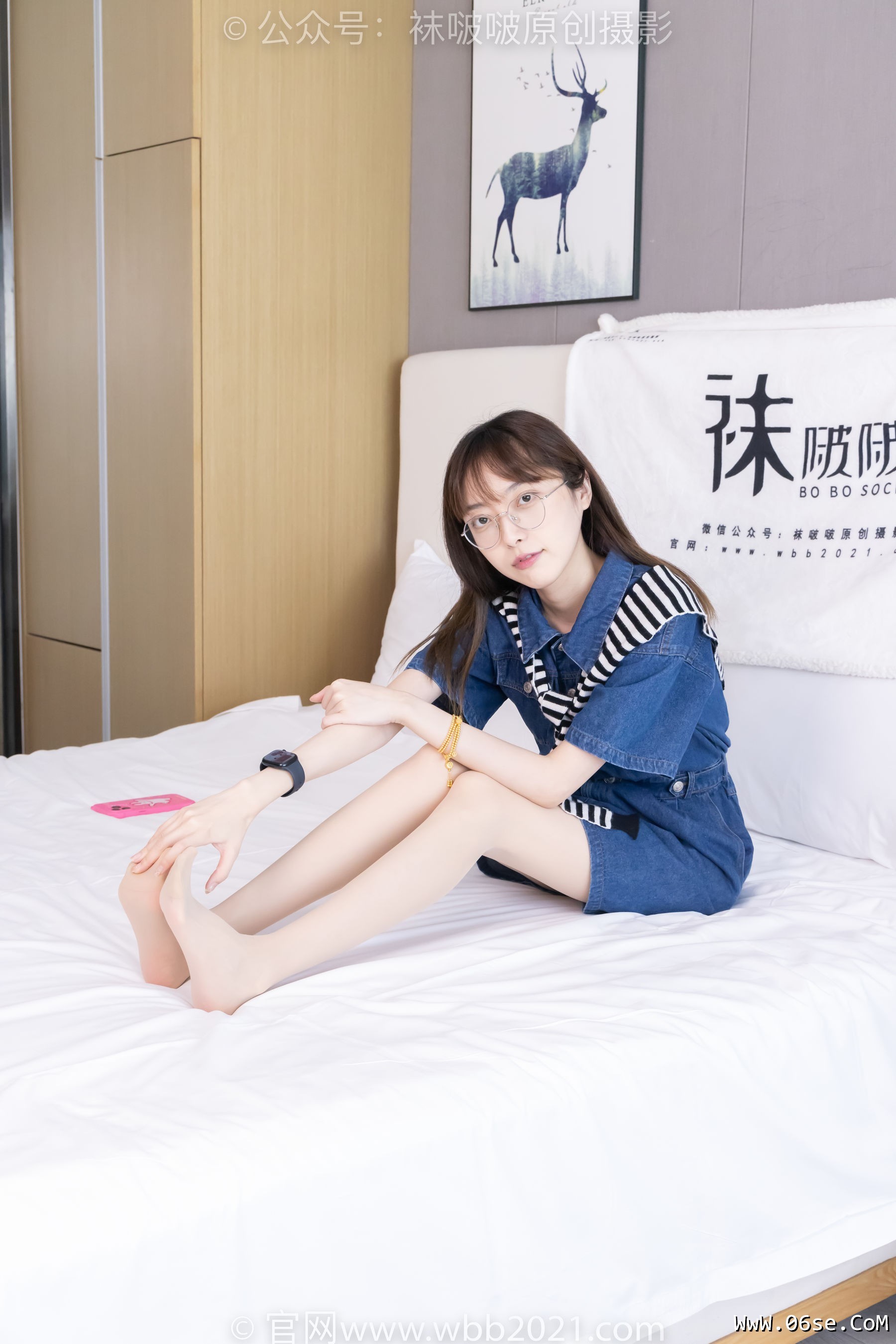 图片[134]-BoBoSocks袜啵啵 No.435 稚予 -板鞋、运动鞋、白丝、肉丝[150P]-六色网
