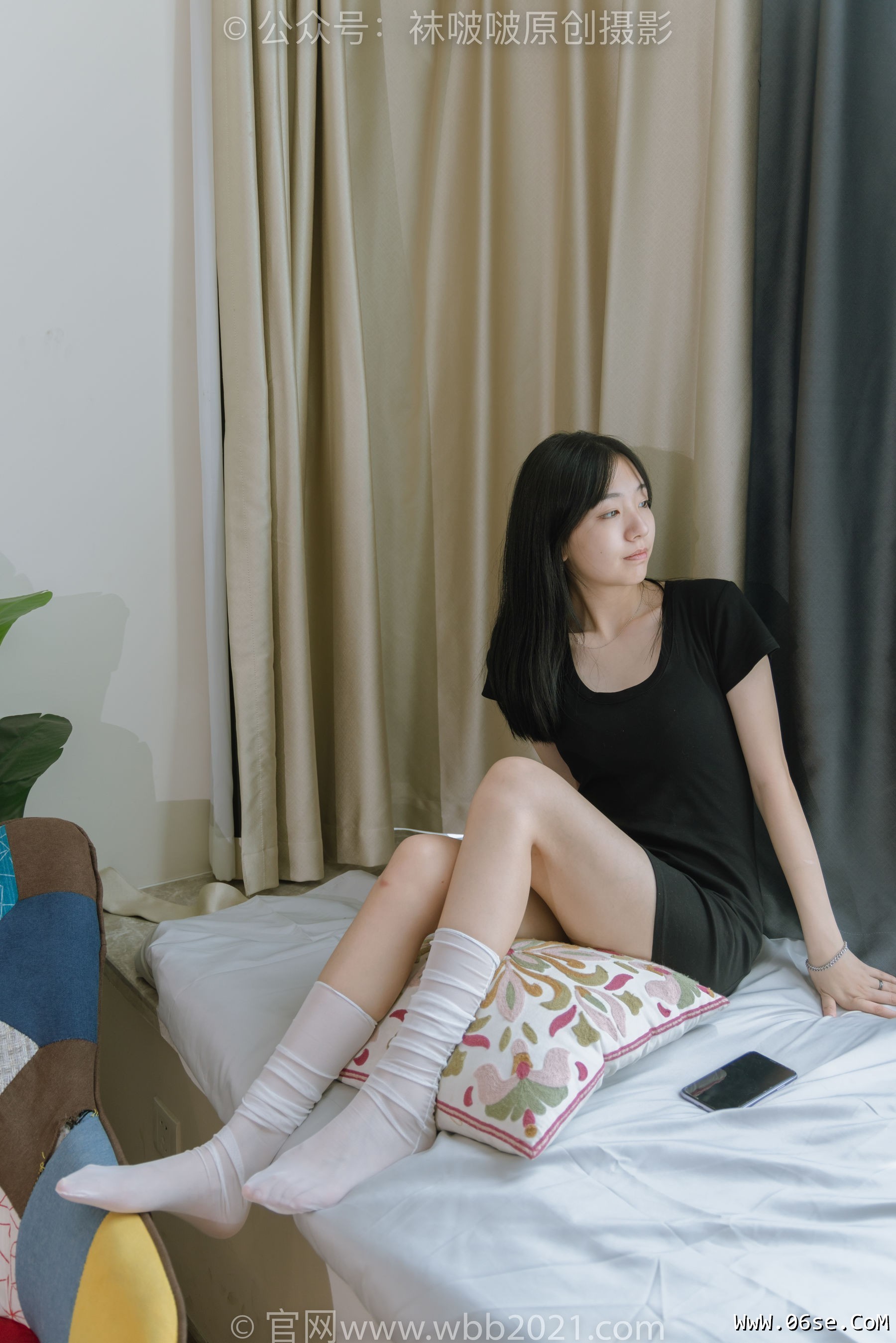 图片[140]-BoBoSocks袜啵啵 No.363 小甜豆 -两双平底鞋、黑色船袜、裸足[140P]-六色网