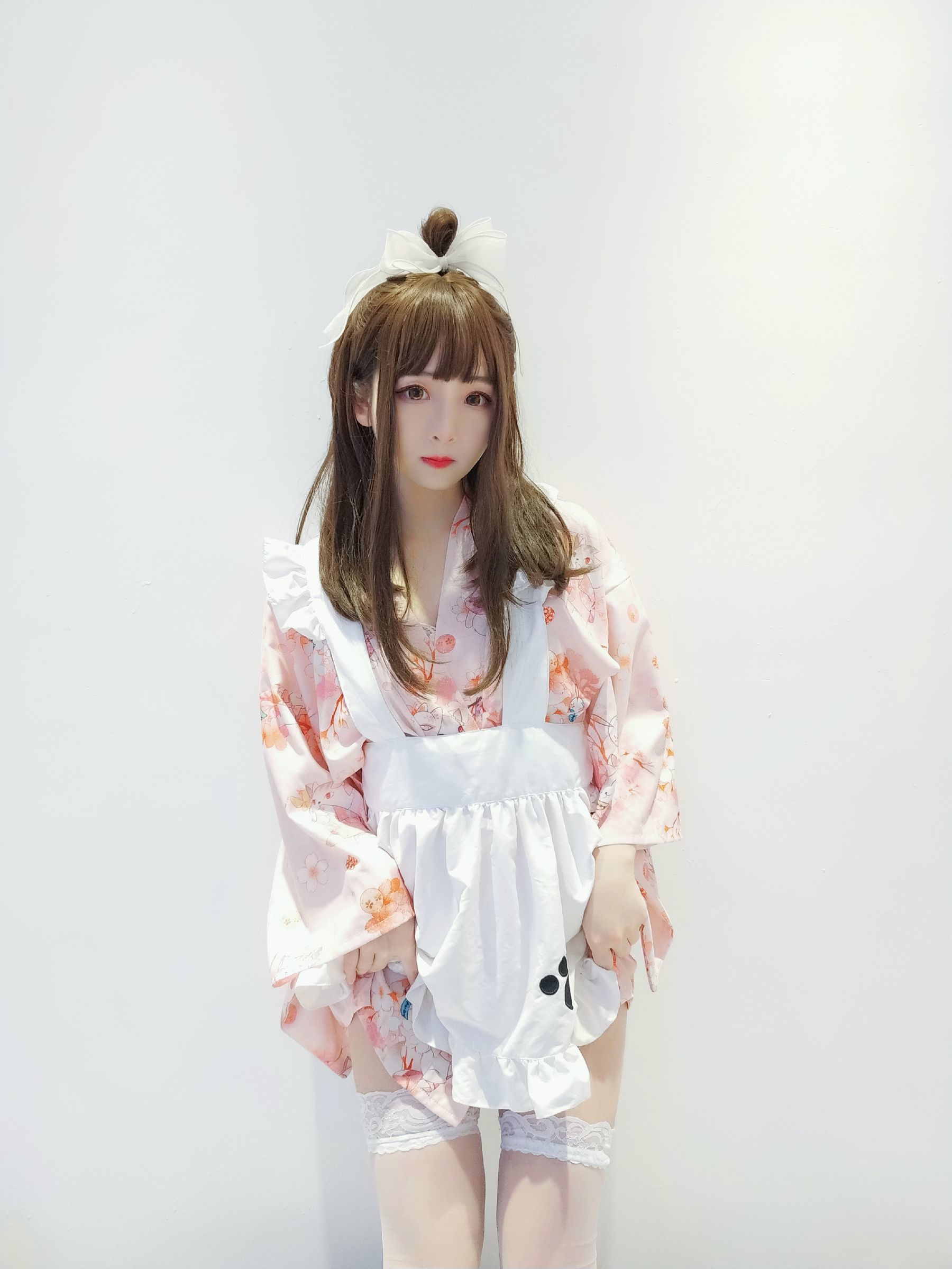 图片[13]-二次元美女古川kagura 浴衣女仆[13P]-六色网