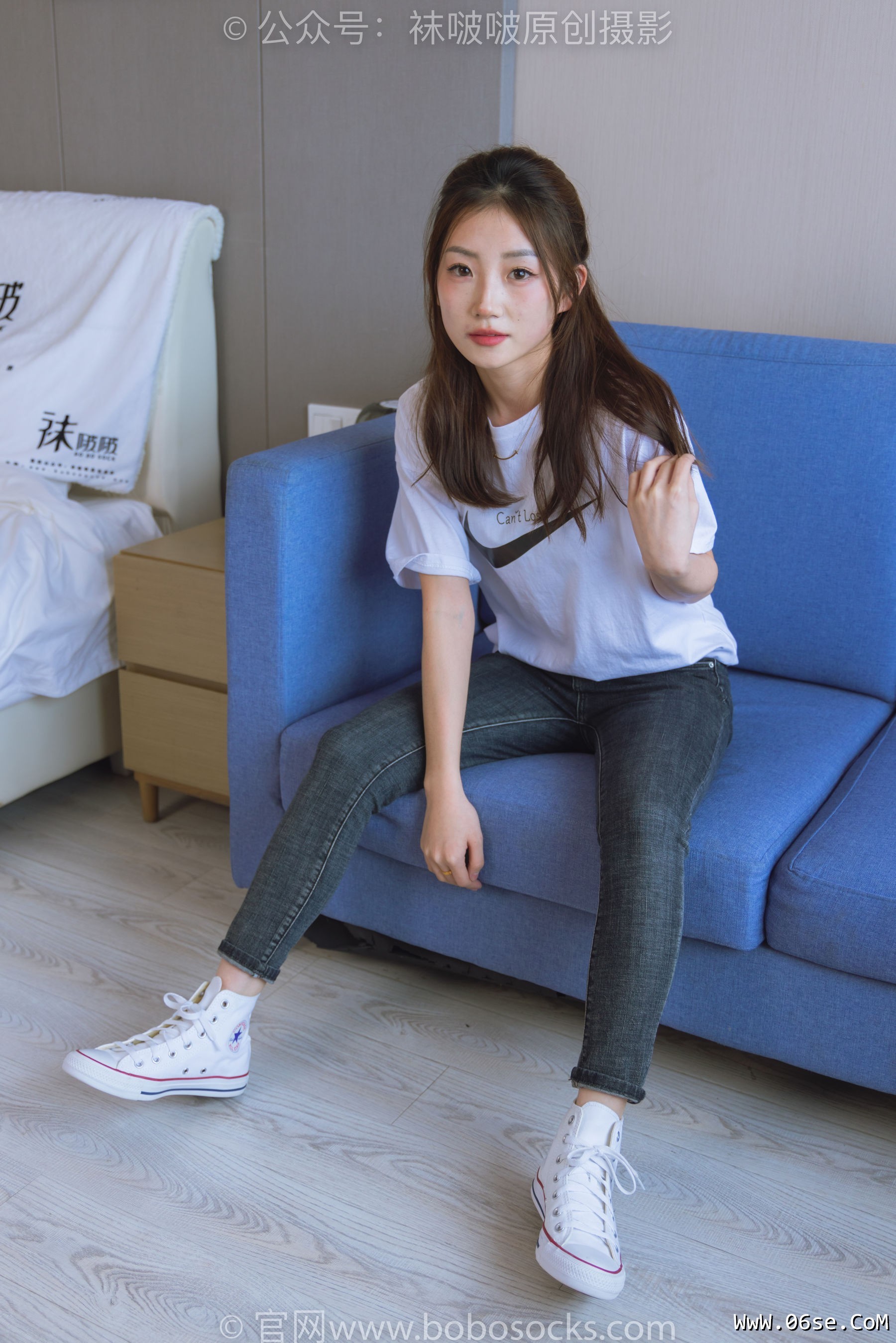 图片[55]-BoBoSocks袜啵啵 No.220 小沫-两双板鞋、短肉丝、裸足[140P]-六色网