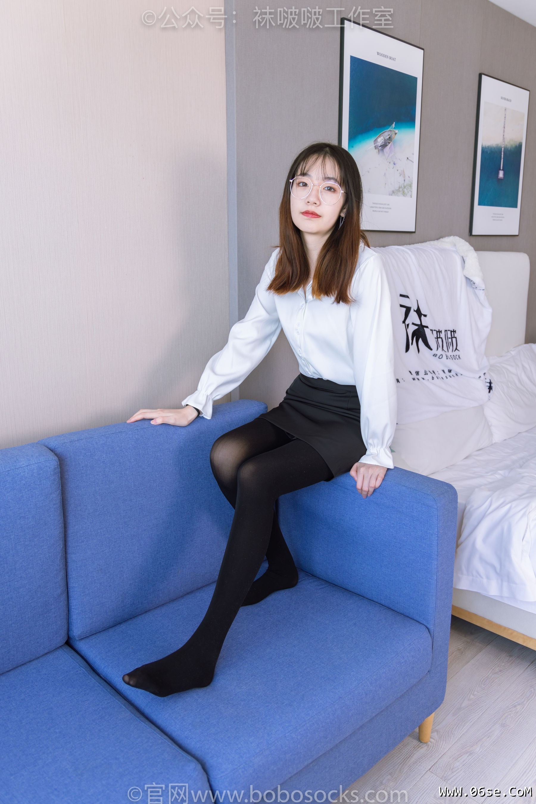 图片[131]-BoBoSocks袜啵啵 No.090 小甜豆-高跟鞋、厚黑丝[140P]-六色网