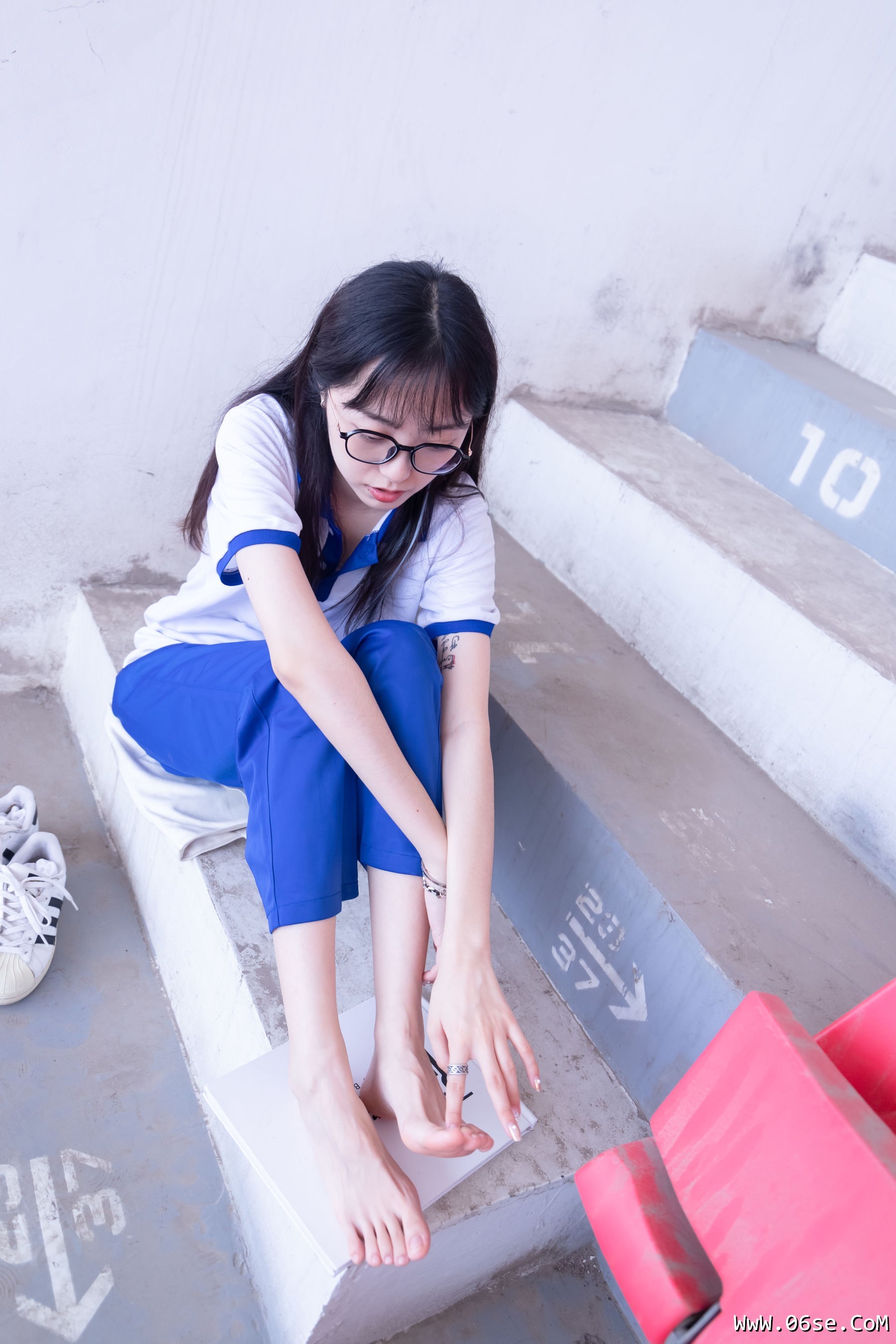 图片[119]-BoBoSocks袜啵啵 No.002 稚予-校服、贝壳头、白棉袜、裸足[139P]-六色网