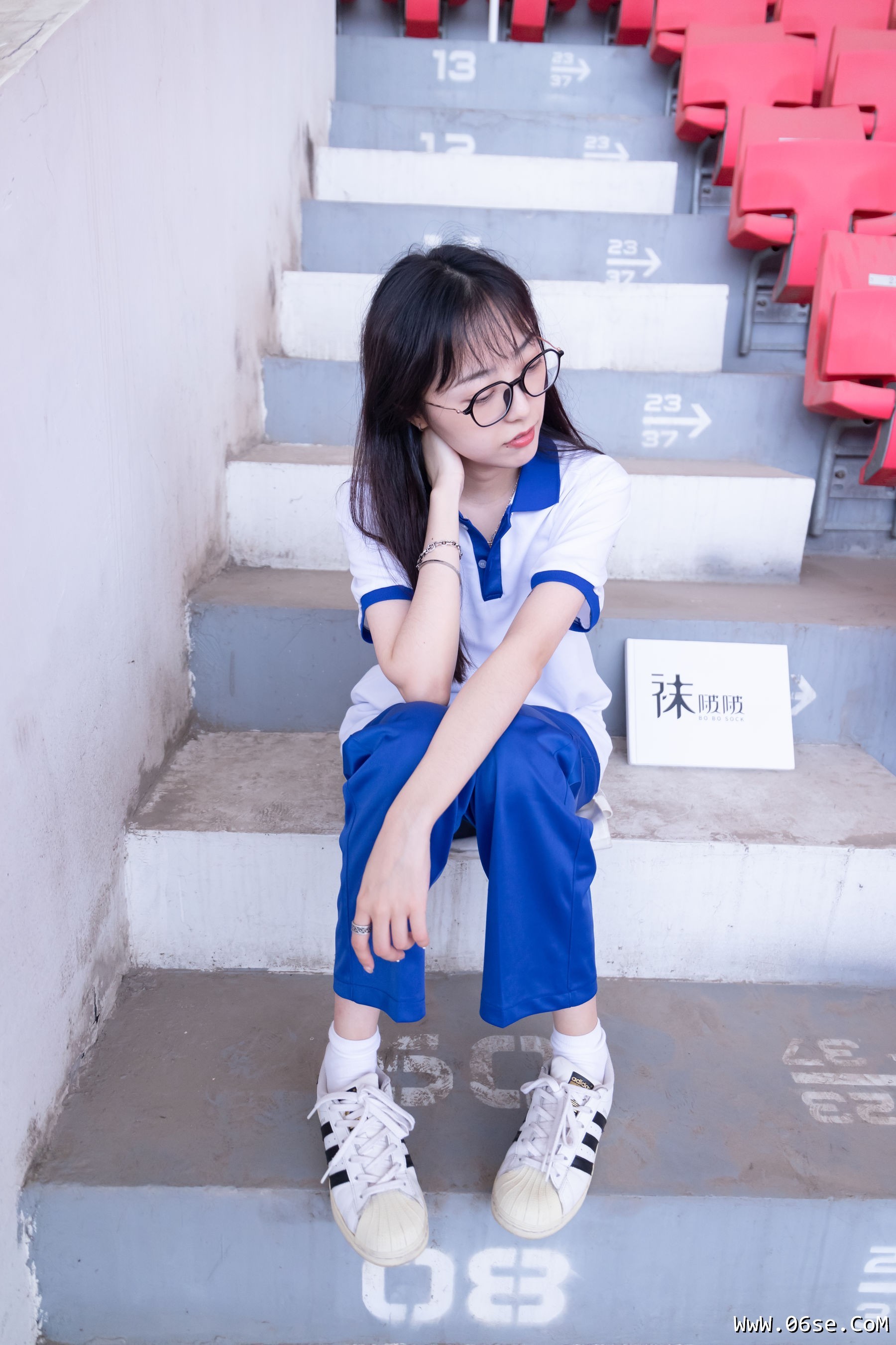 图片[14]-BoBoSocks袜啵啵 No.002 稚予-校服、贝壳头、白棉袜、裸足[139P]-六色网