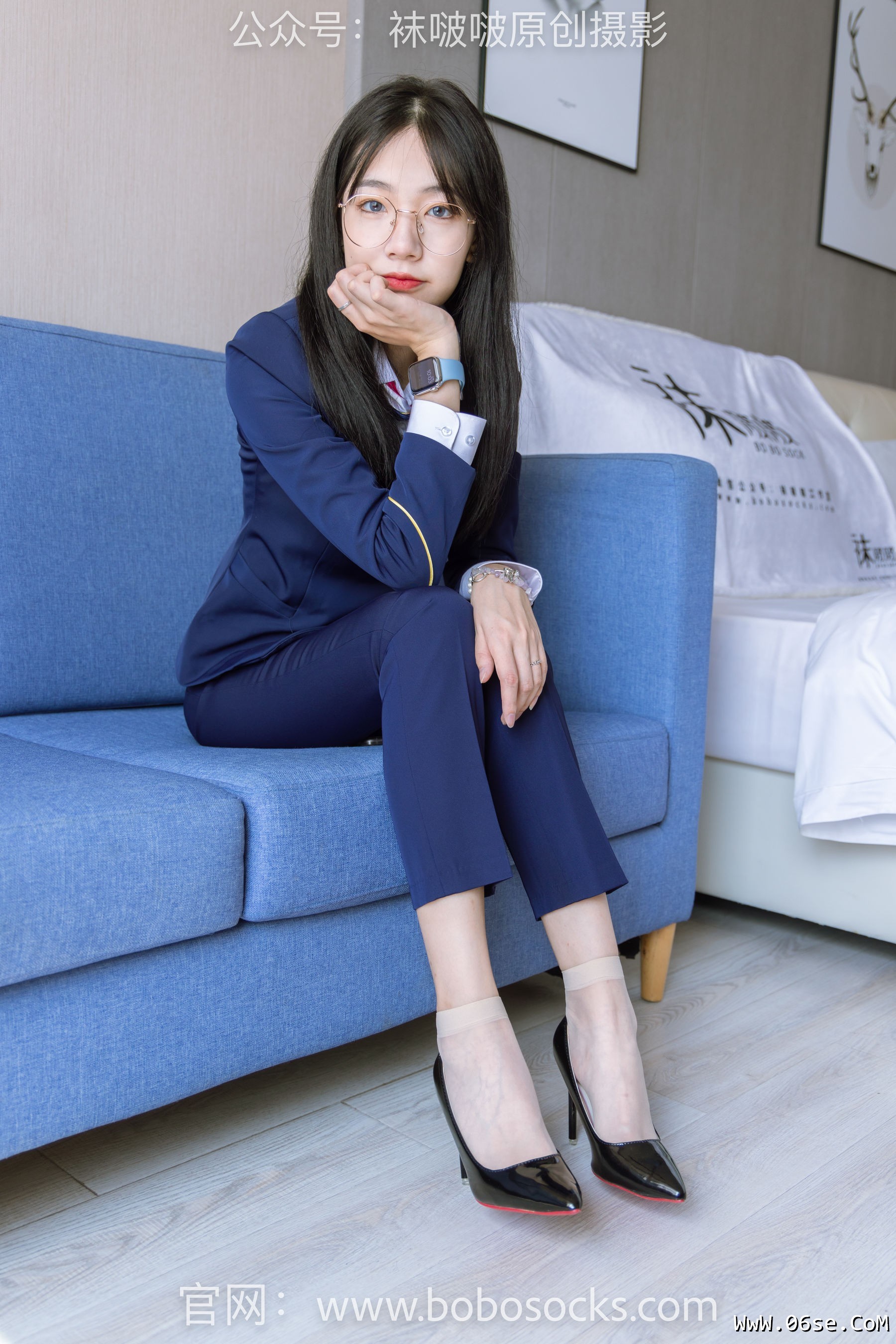 图片[103]-BoBoSocks袜啵啵 No.139 小甜豆-高跟鞋、短肉丝、空姐制服[140P]-六色网