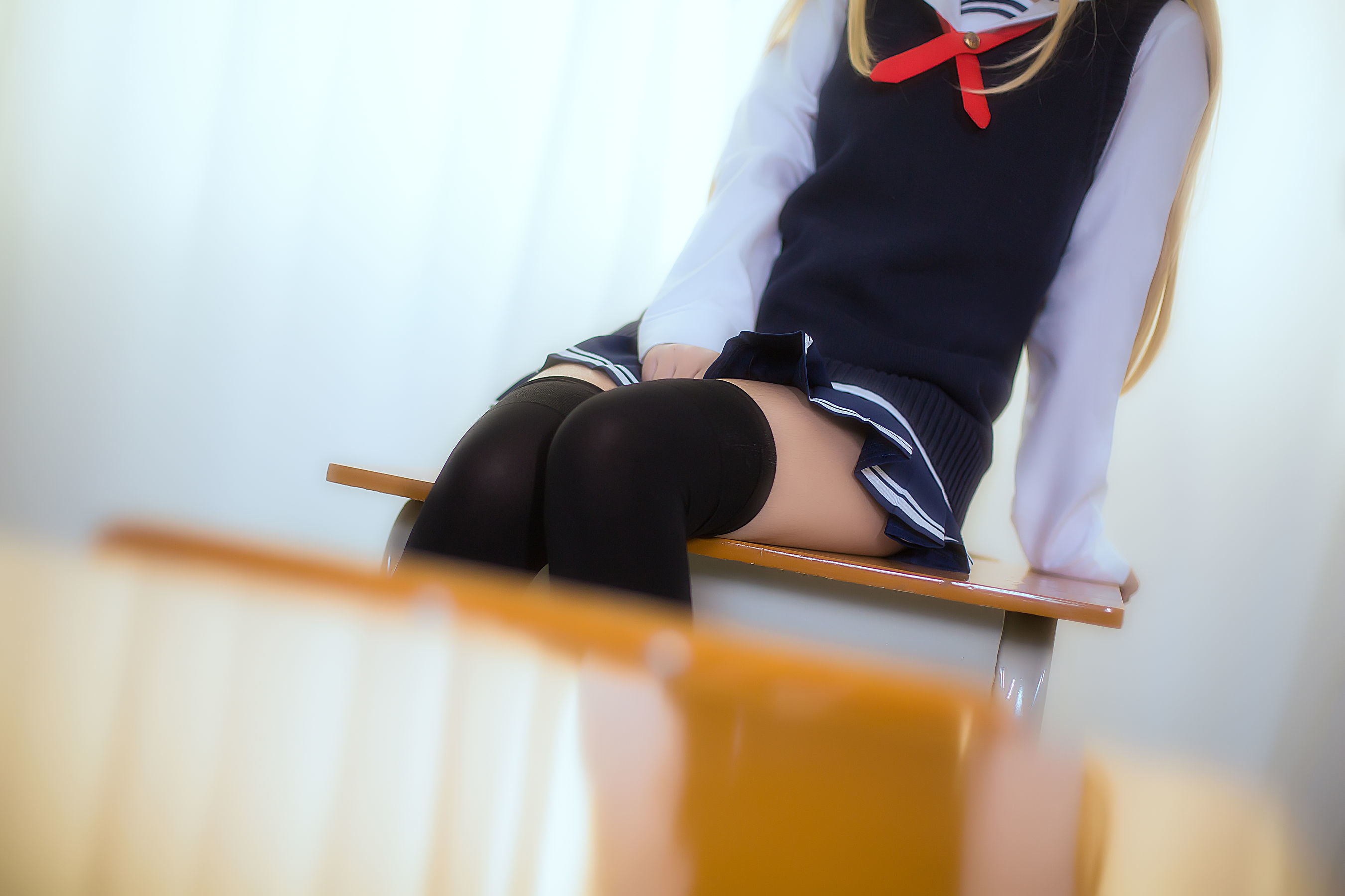 图片[13]-白嫩美少女鬼畜瑶 校服[15P]-六色网