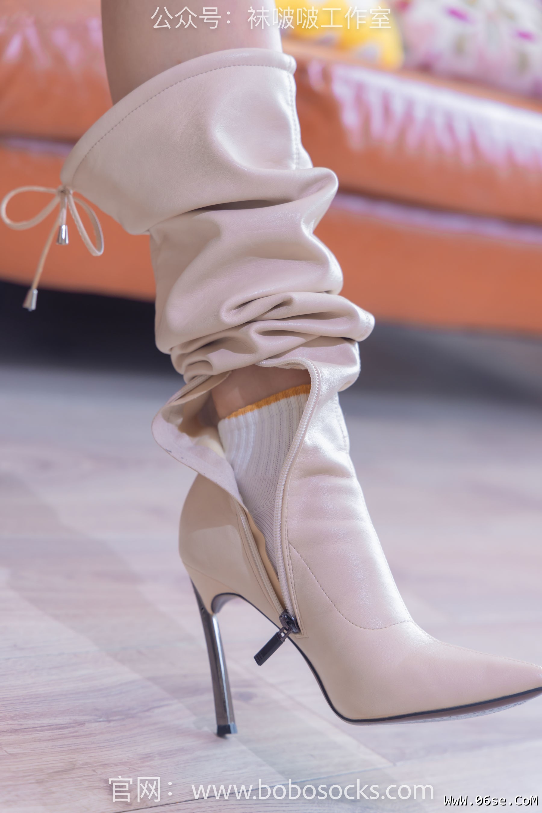 图片[163]-BoBoSocks袜啵啵 No.120 小甜豆-高跟长靴、白棉袜、裸足[170P]-六色网