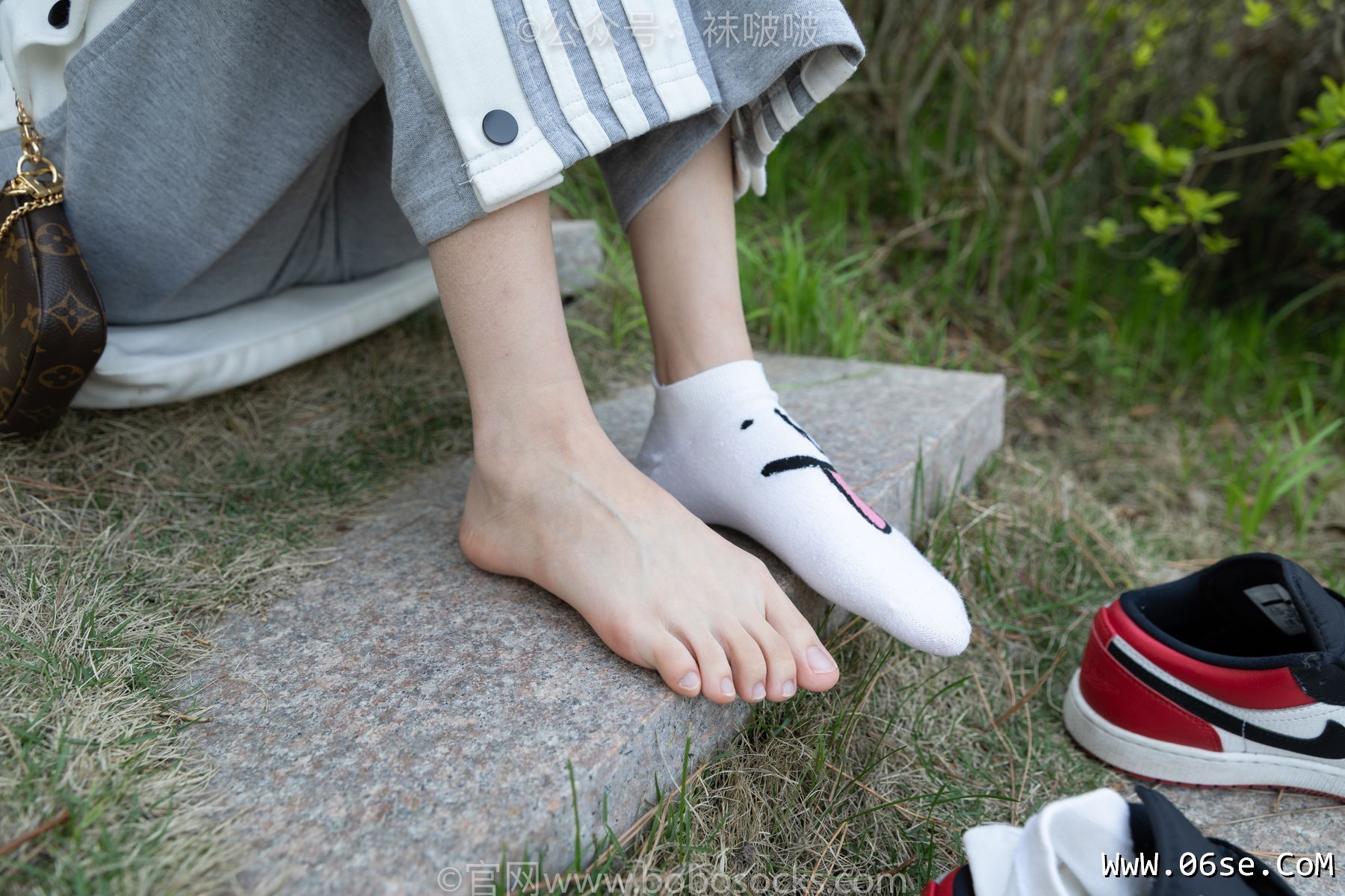 图片[86]-BoBoSocks袜啵啵 No.023 稚予-AJ、白色短棉袜、裸足[119P]-六色网
