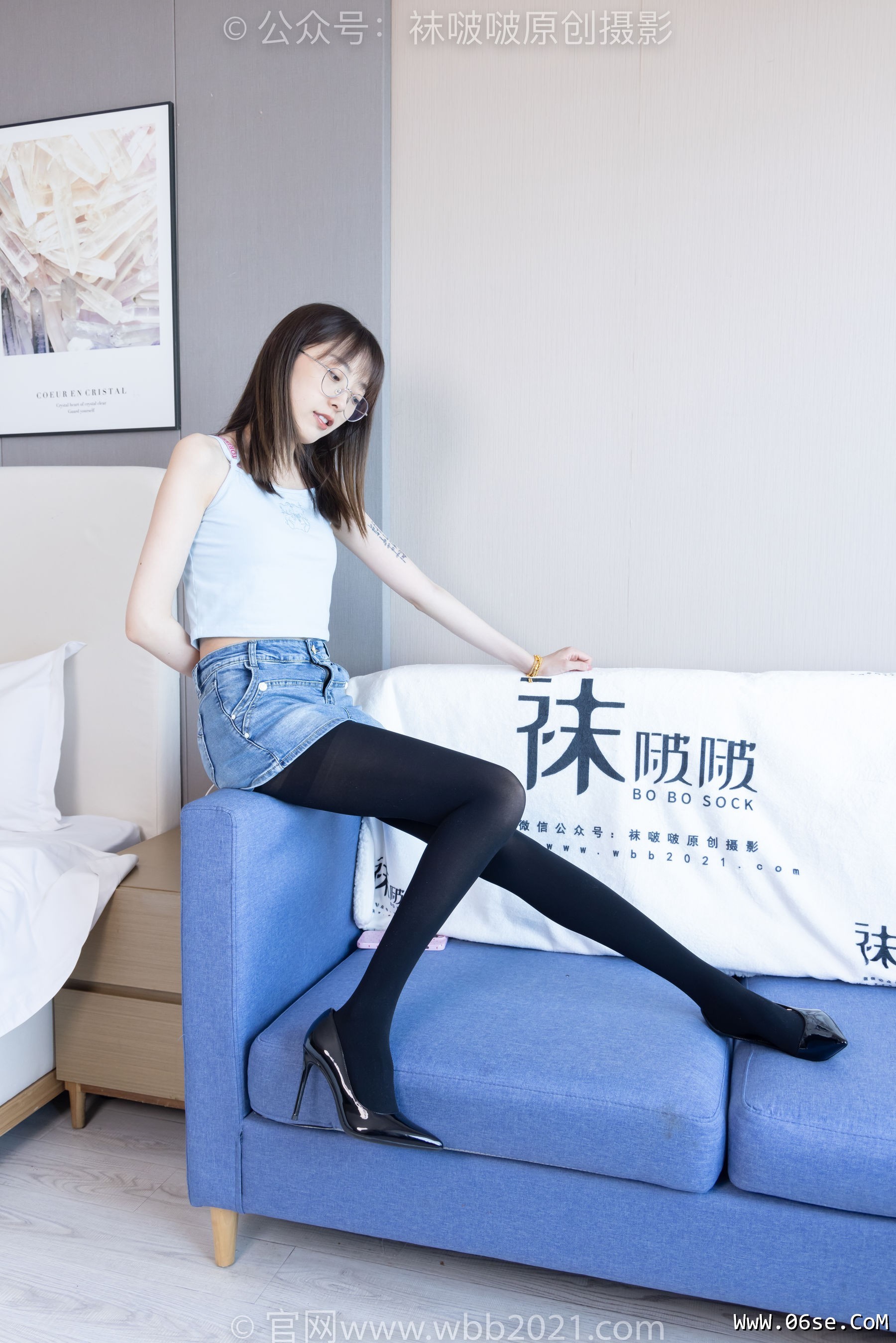 图片[95]-BoBoSocks袜啵啵 No.385 稚予 -高跟鞋、皮鞋、运动鞋、厚黑丝[180P]-六色网