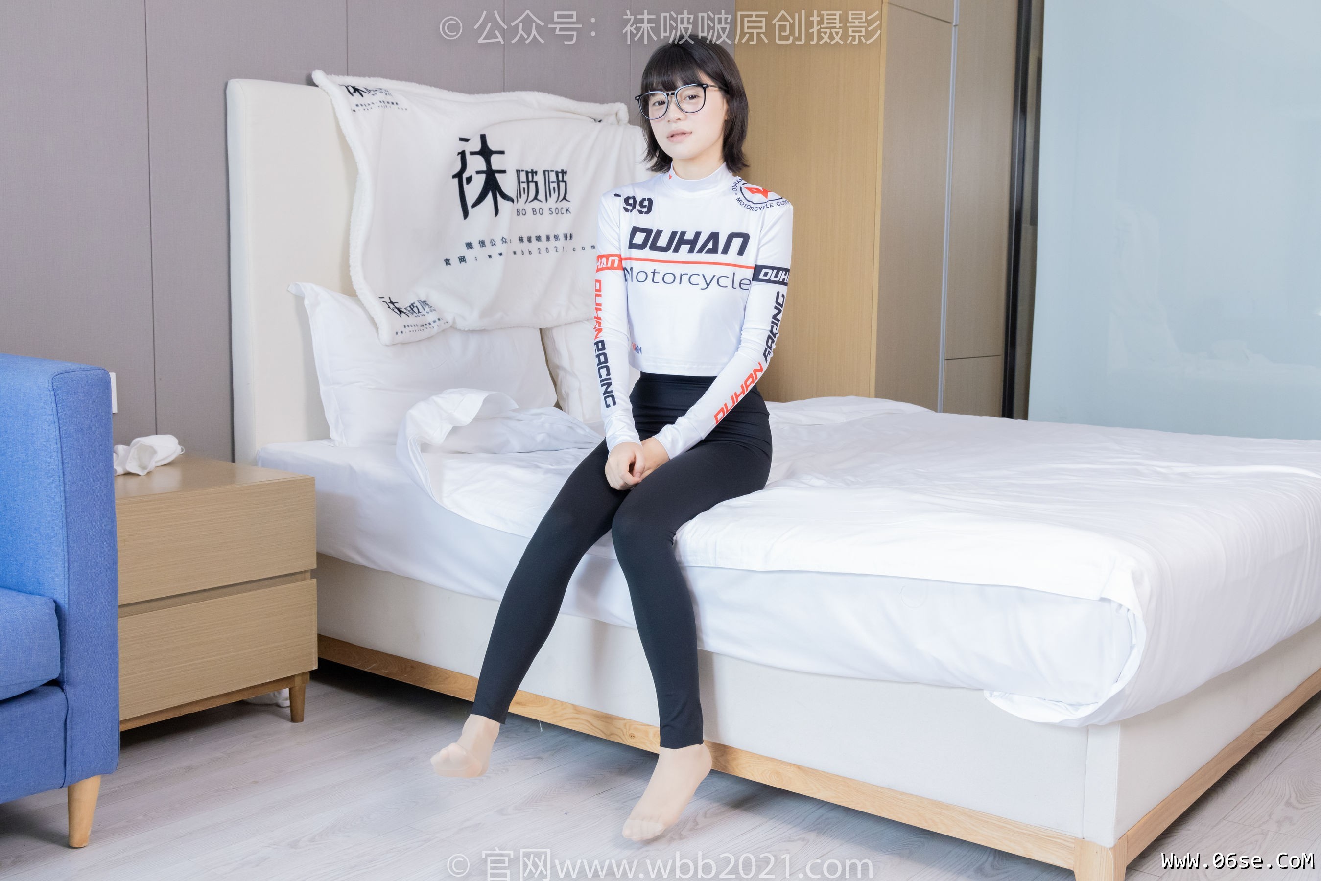 图片[23]-BoBoSocks袜啵啵 No.410 糯米 -运动鞋、白棉袜、肉丝、瑜伽裤裤里丝[145P]-六色网