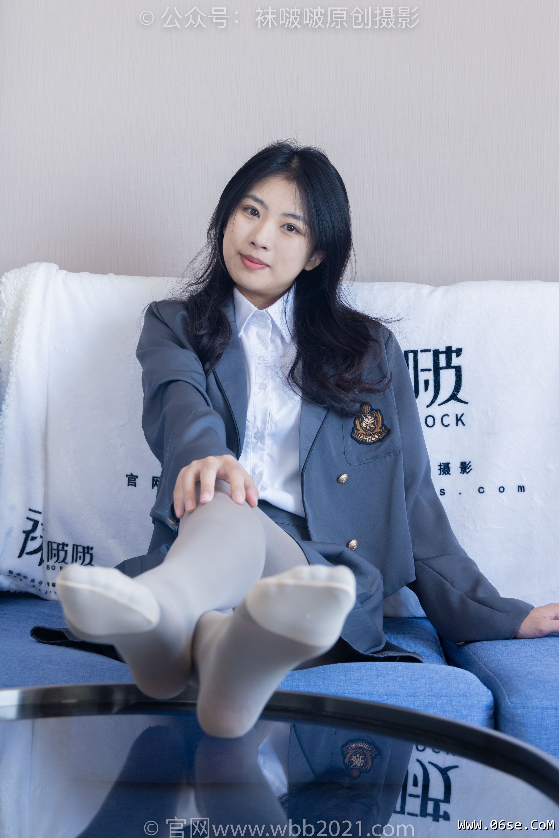 图片[118]-BoBoSocks袜啵啵 No.312 奶油 -高跟鞋、黑丝打底、肉丝[160P]-六色网
