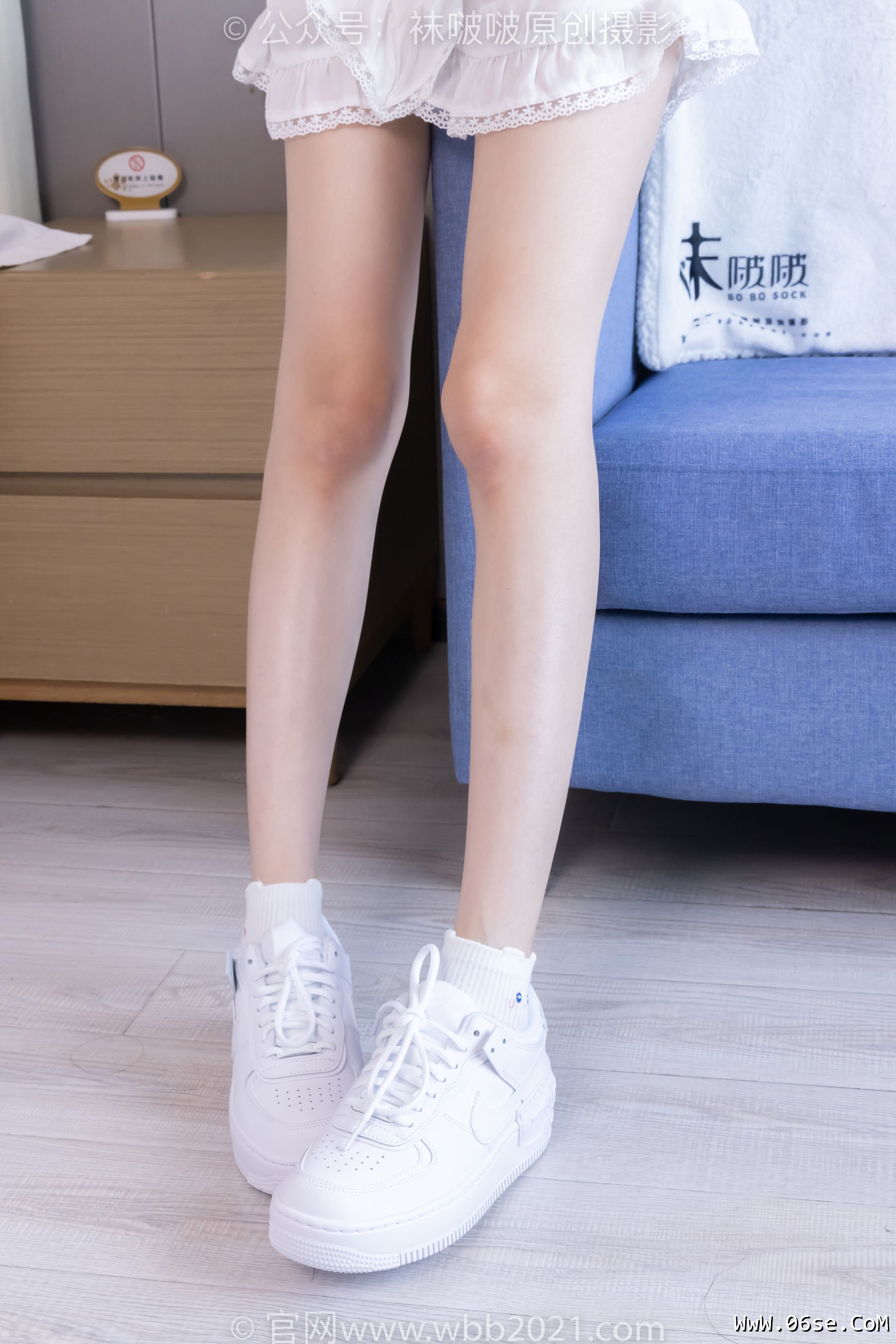 图片[35]-BoBoSocks袜啵啵 No.417 稚予 – 板鞋、白棉袜、裸足、裸足部分脚底抹精油[199P]-六色网