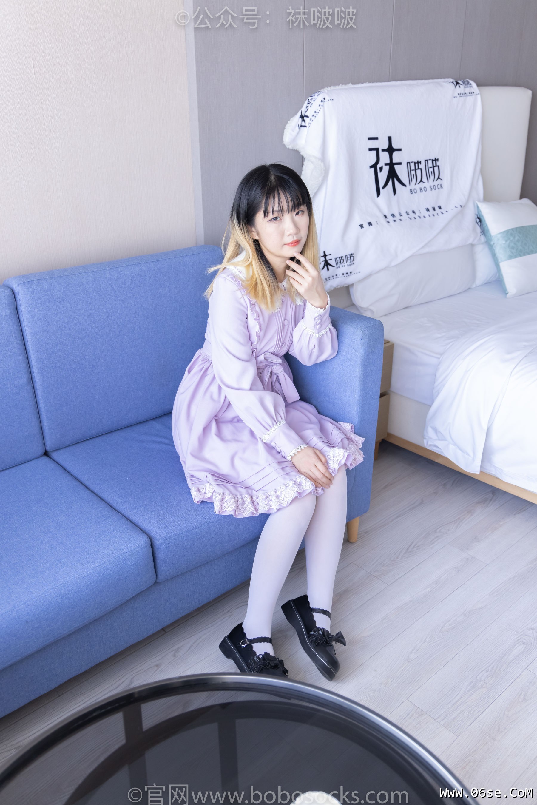图片[4]-BoBoSocks袜啵啵 No.079 砂糖-皮鞋、厚白丝[140P]-六色网