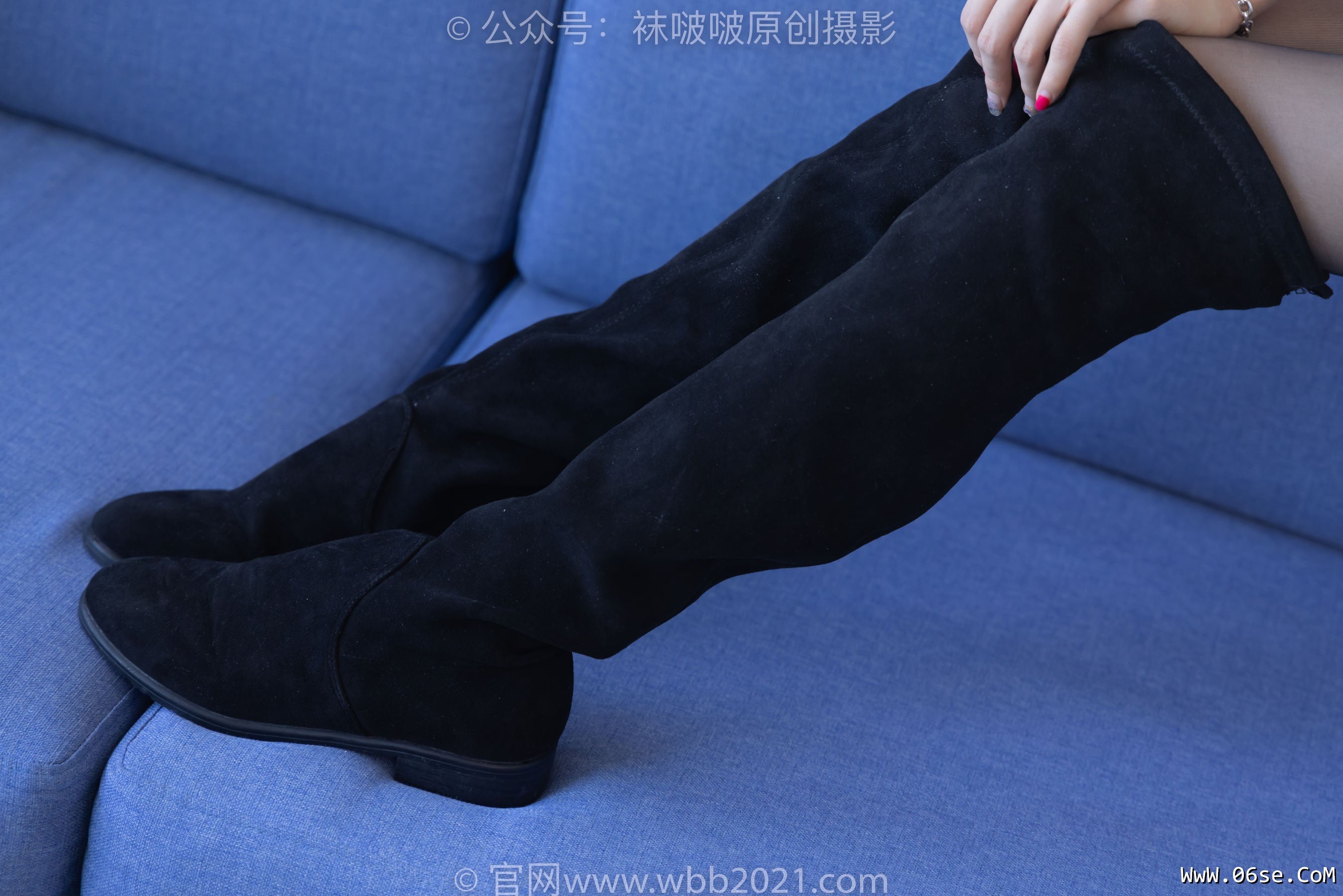 图片[123]-BoBoSocks袜啵啵 No.259 稚予 -两双长靴、油亮黑丝[149P]-六色网