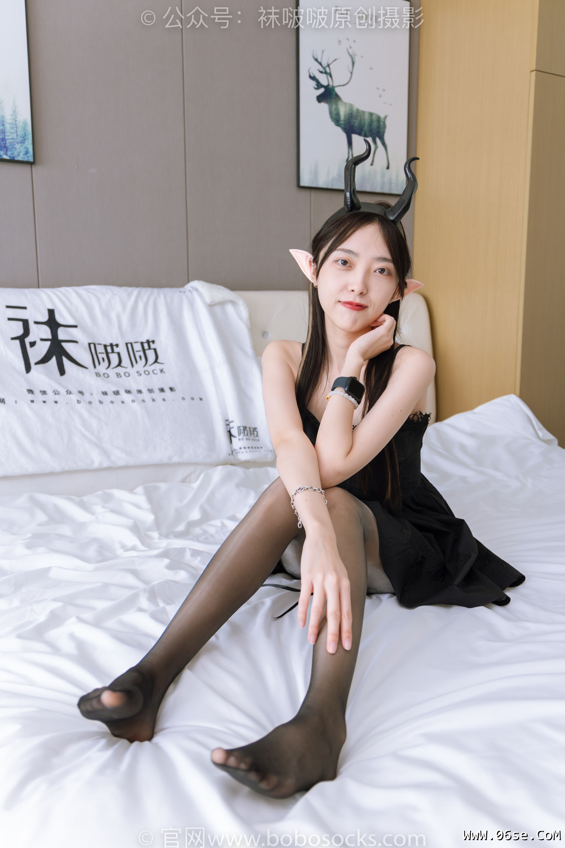 图片[28]-BoBoSocks袜啵啵 No.168 稚予-高跟鞋、长靴、油亮黑丝、手撕丝袜剧情[140P]-六色网