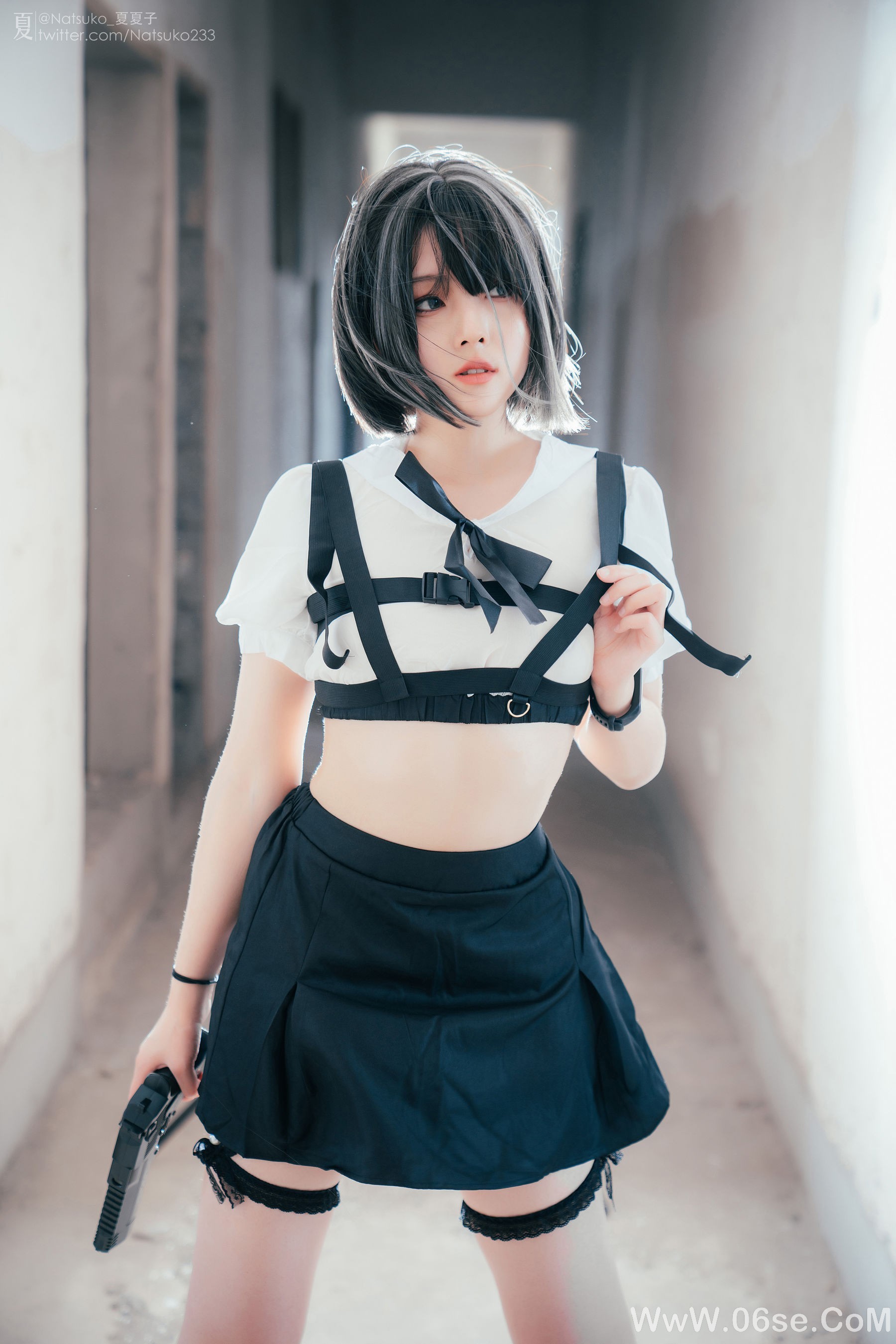 Natsuko夏夏子 - 绑带特工[40P]-六色网