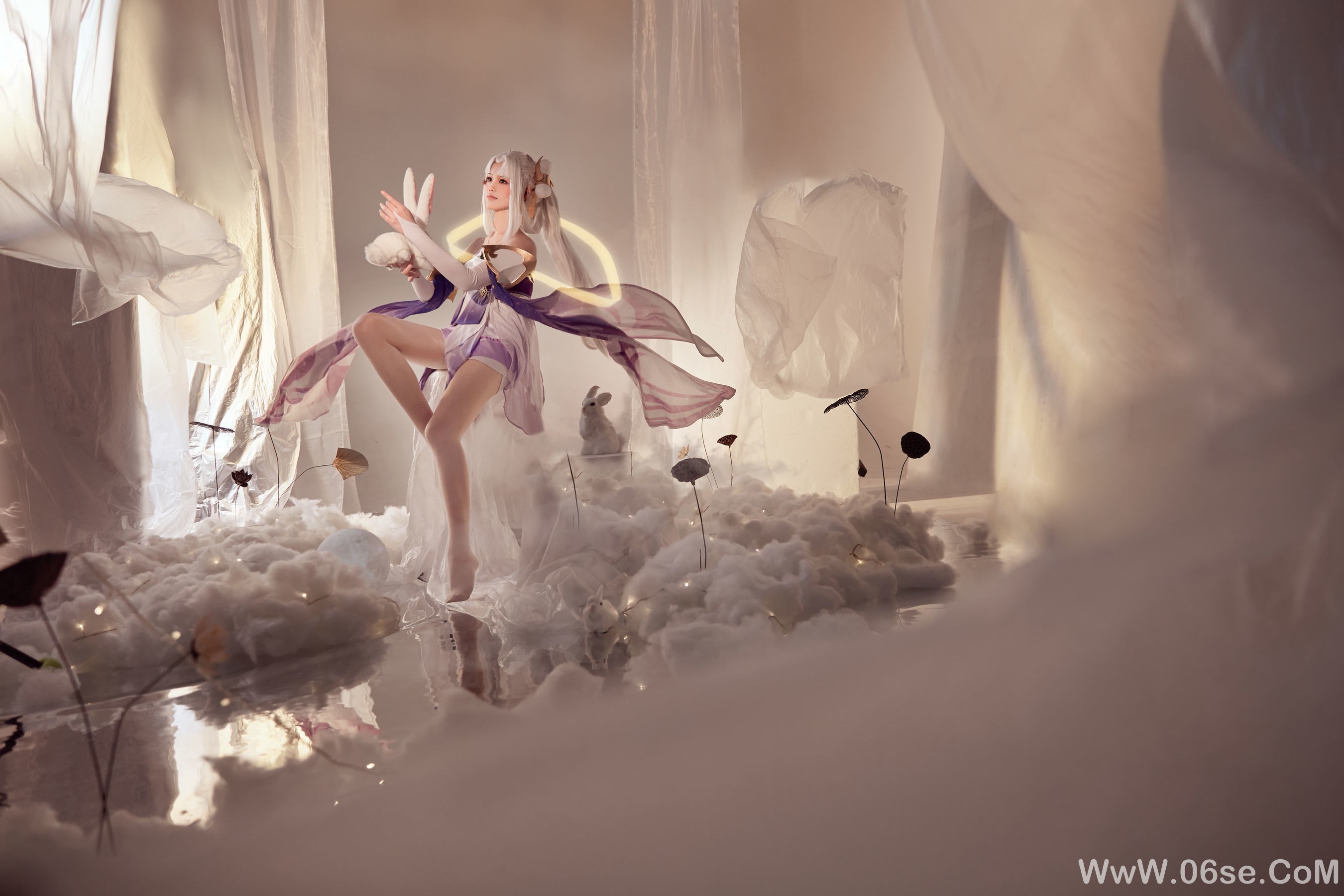 图片[10]-人气coser戚顾儿MIKI 王者荣耀 嫦娥[22P]-六色网