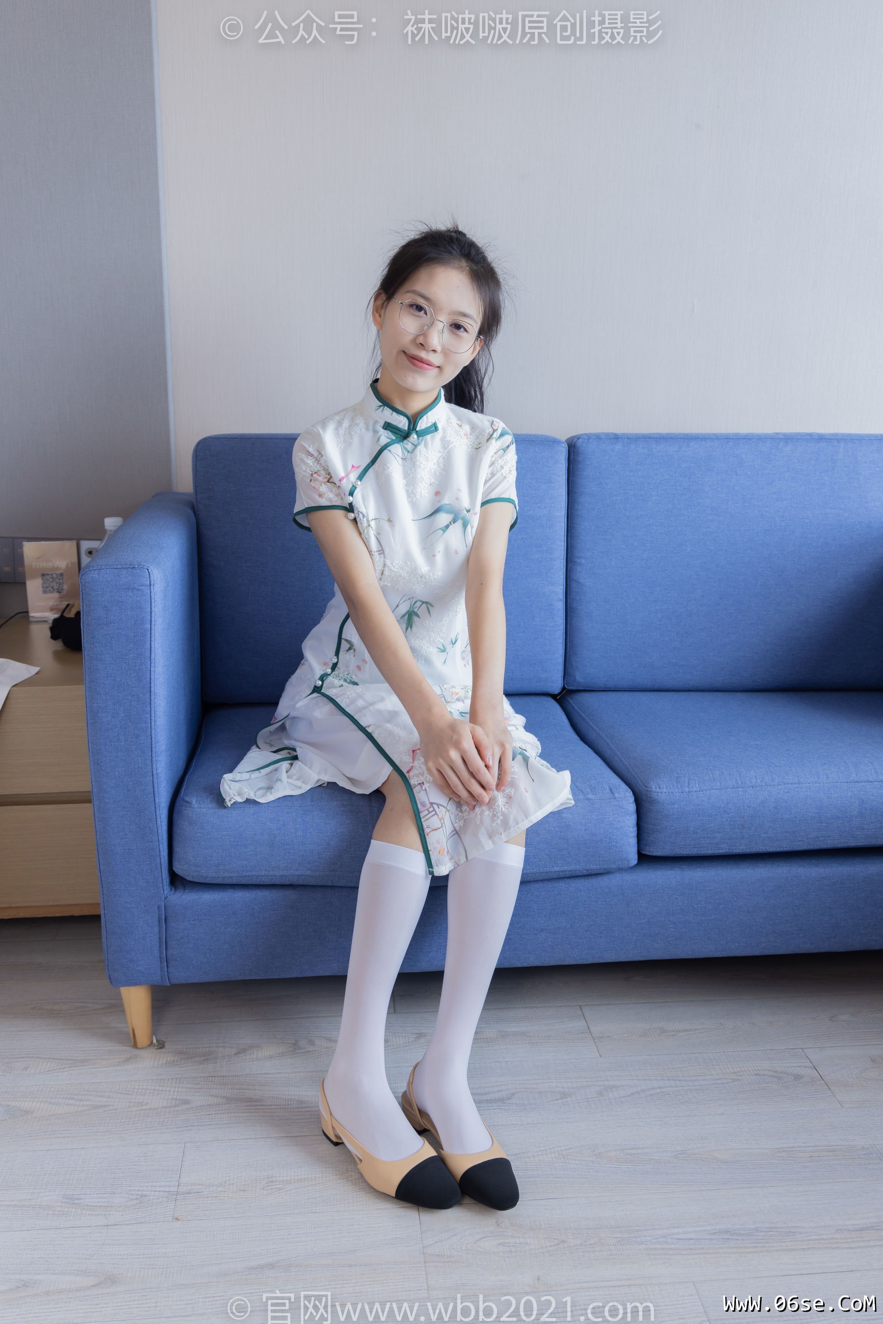 图片[54]-BoBoSocks袜啵啵 No.371 芝士 -平底鞋、高跟凉鞋、厚白丝小腿袜、短白丝[140P]-六色网