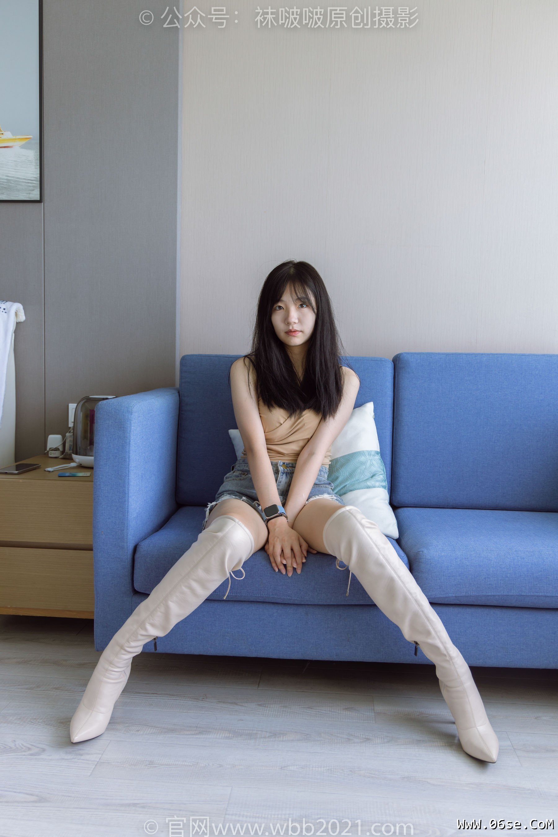 图片[121]-BoBoSocks袜啵啵 No.441 小甜豆 -高跟长靴、白棉袜、裸足[179P]-六色网