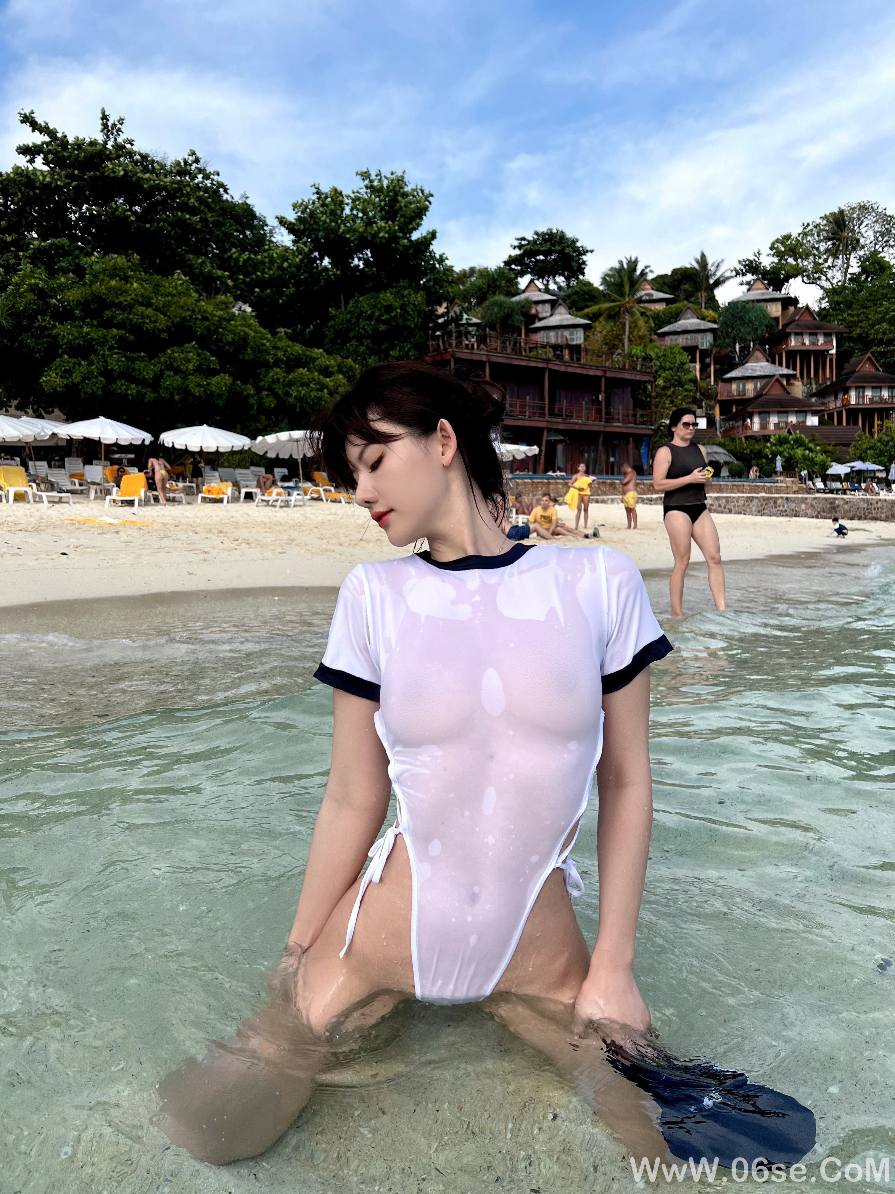 图片[53]-就是阿朱啊 – NO.106 海岛透视[56P]-六色网